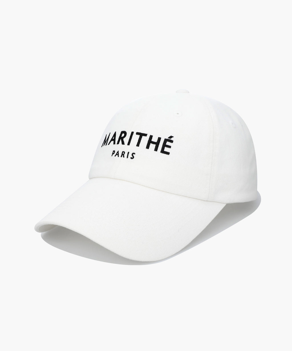 Marithe & Francois Girbaud - Regular Logo Covered Cap (Ivory) product image 1 | TRAB K-Fashion Australia