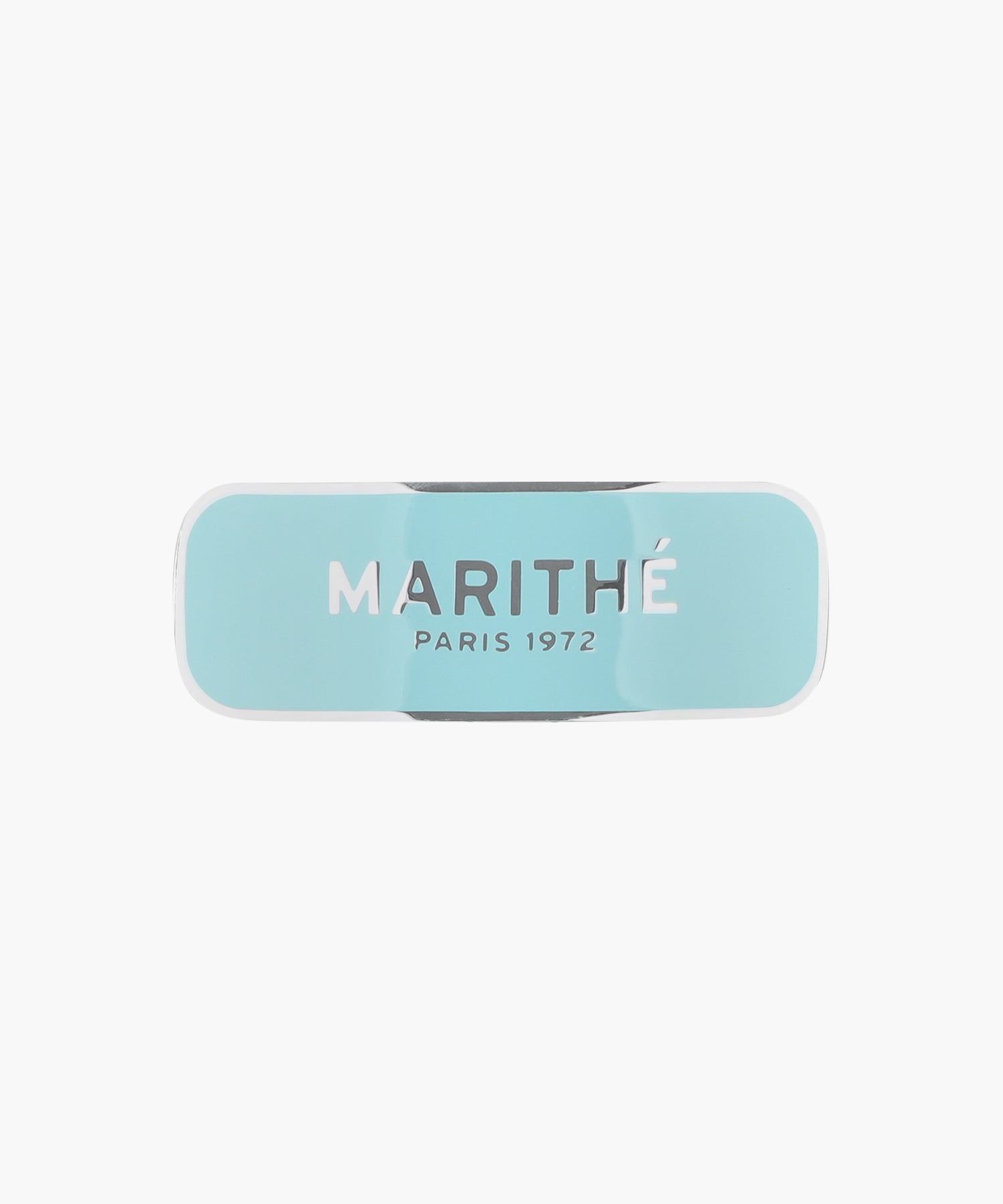 Marithe & Francois Girbaud - Regular Logo Enamel Hair Pin (Sky Blue) product image 3 | TRAB K-Fashion Australia