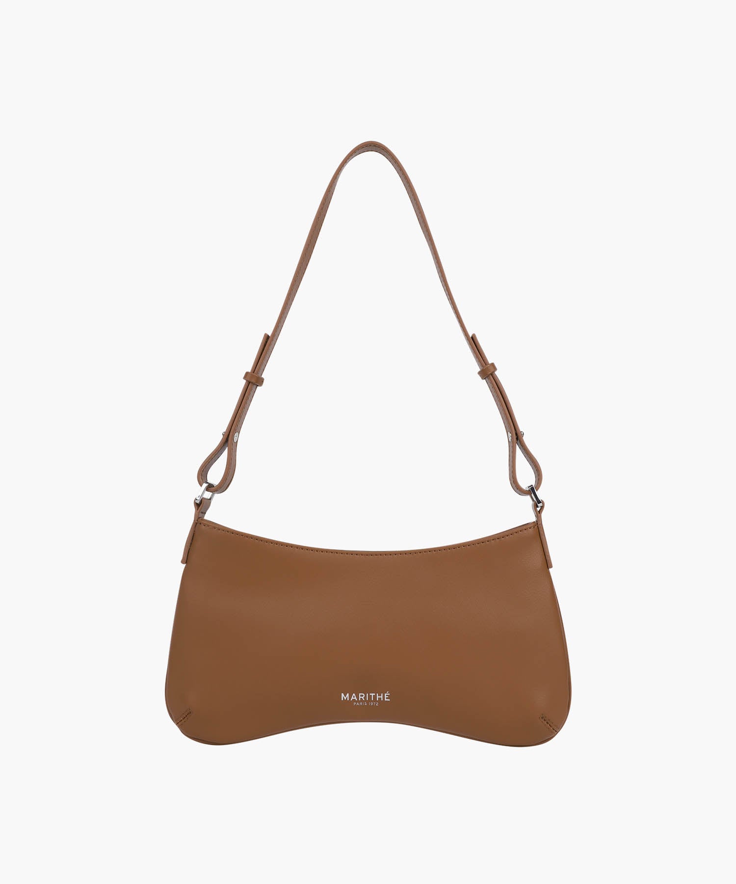 Marithe & Francois Girbaud - Regular Logo Mini Peanut Bag (Brown) product image 3 | TRAB K-Fashion Australia