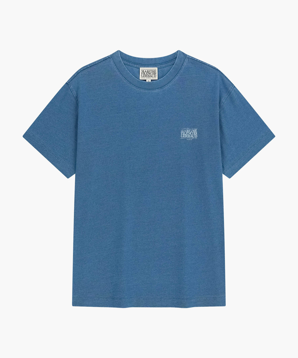 Marithe & Francois Girbaud - Pony Classic Logo Tee (Blue) product image 1 | TRAB K-Fashion Australia