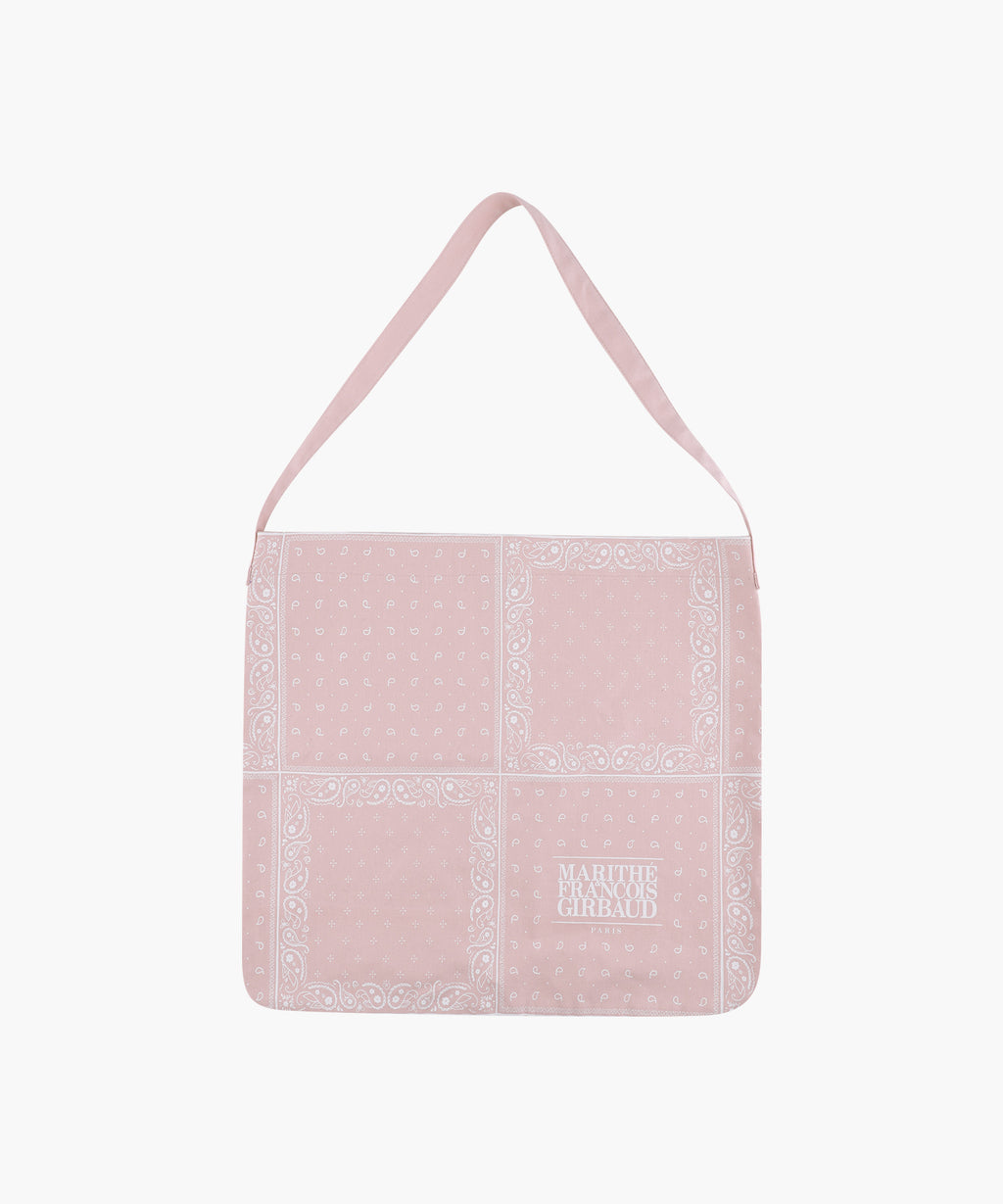 Marithe & Francois Girbaud - Bandana One Shoulder Eco Bag (Pink) product image 1 | TRAB K-Fashion Australia