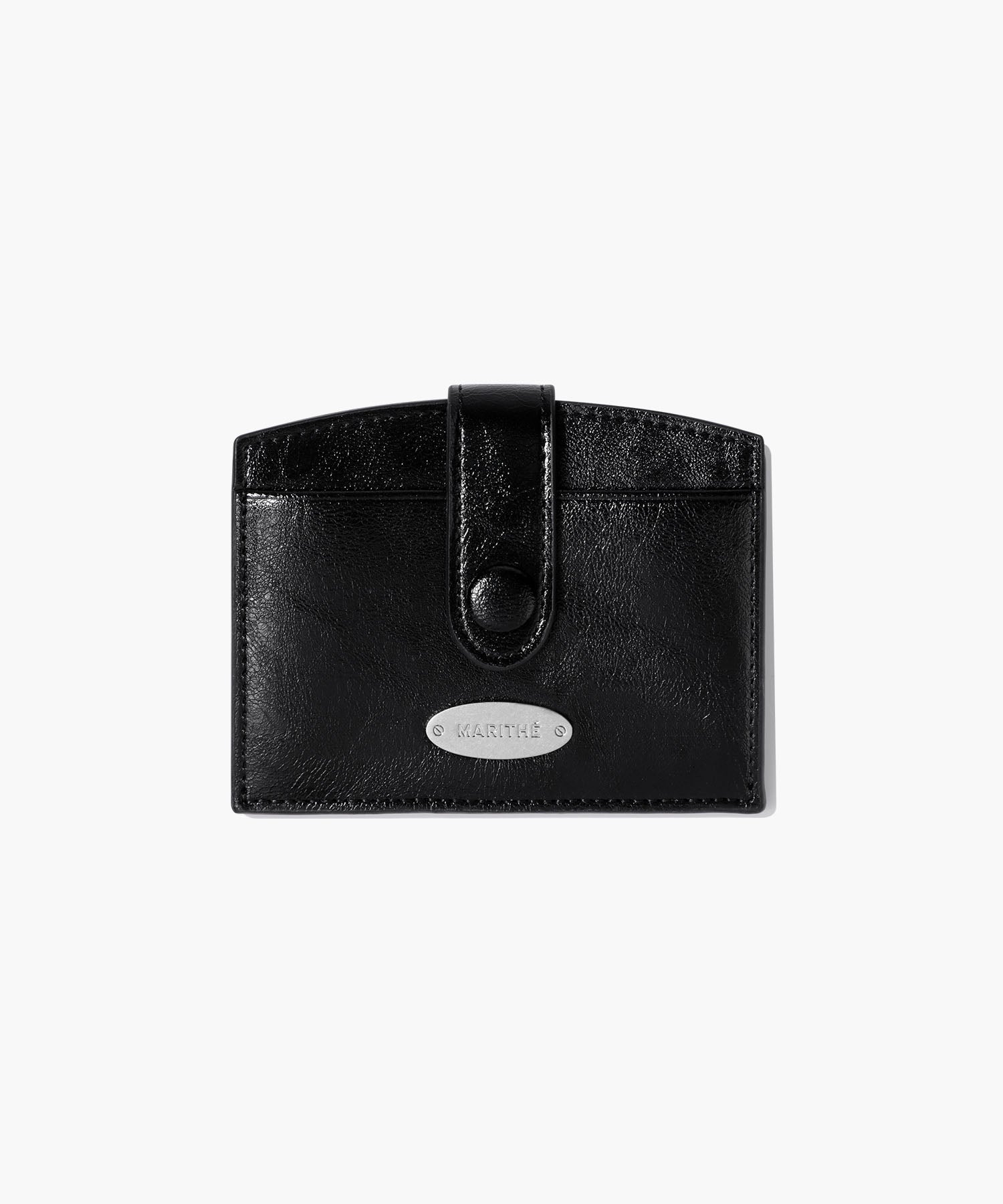 Marithe & Francois Girbaud - Regular Logo Strap Wallet (Black) product image 1 | TRAB K-Fashion Australia