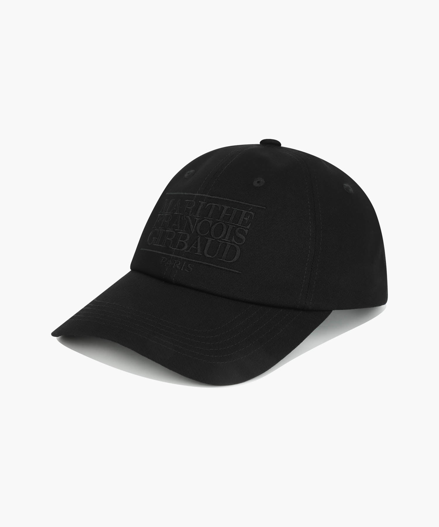 Marithe & Francois Girbaud - Classic Logo Covered Cap (Black Black) product image 1 | TRAB K-Fashion Australia
