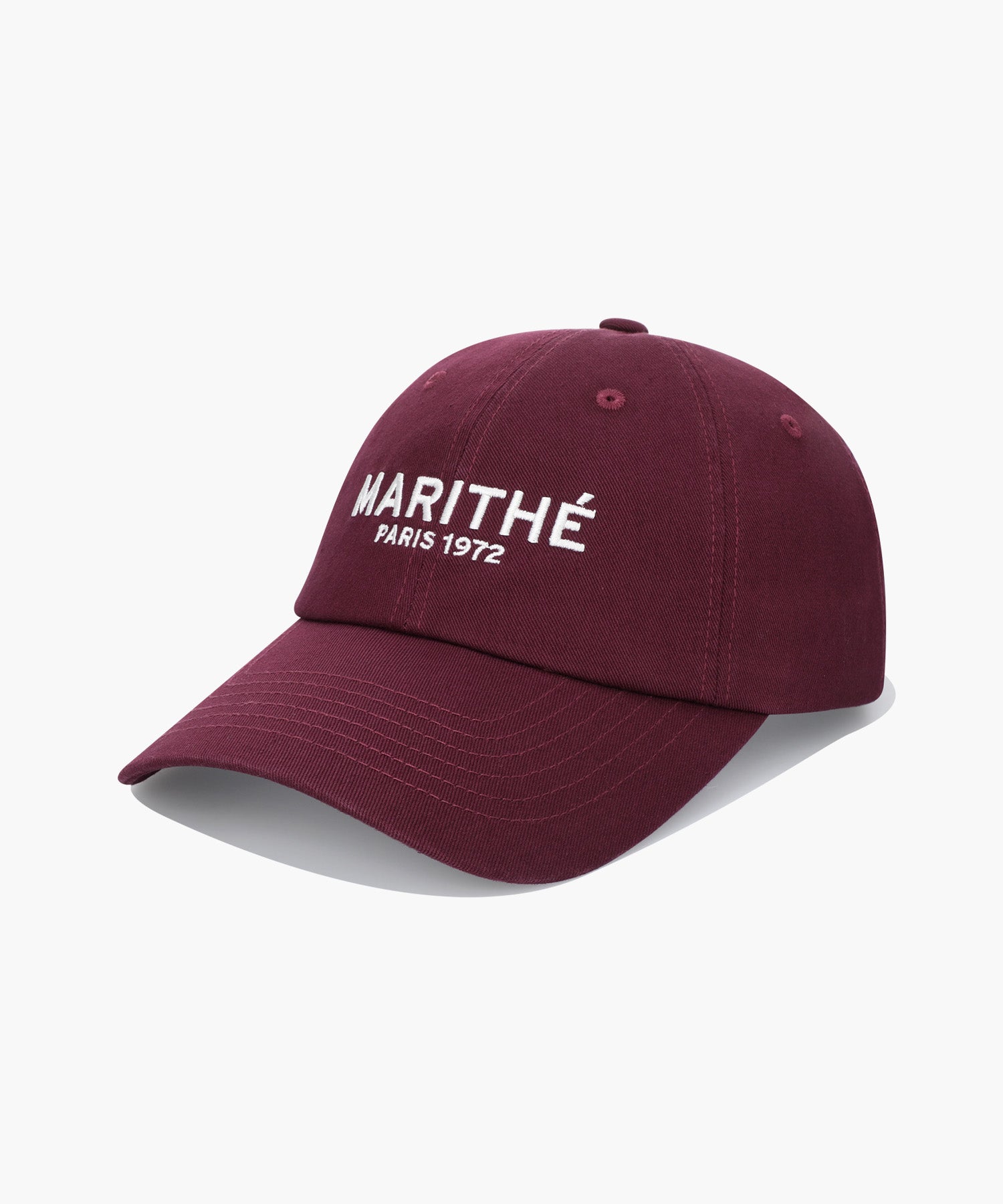Marithe & Francois Girbaud - Regular Logo Ball Cap (Burgundy) product image 1 | TRAB K-Fashion Australia