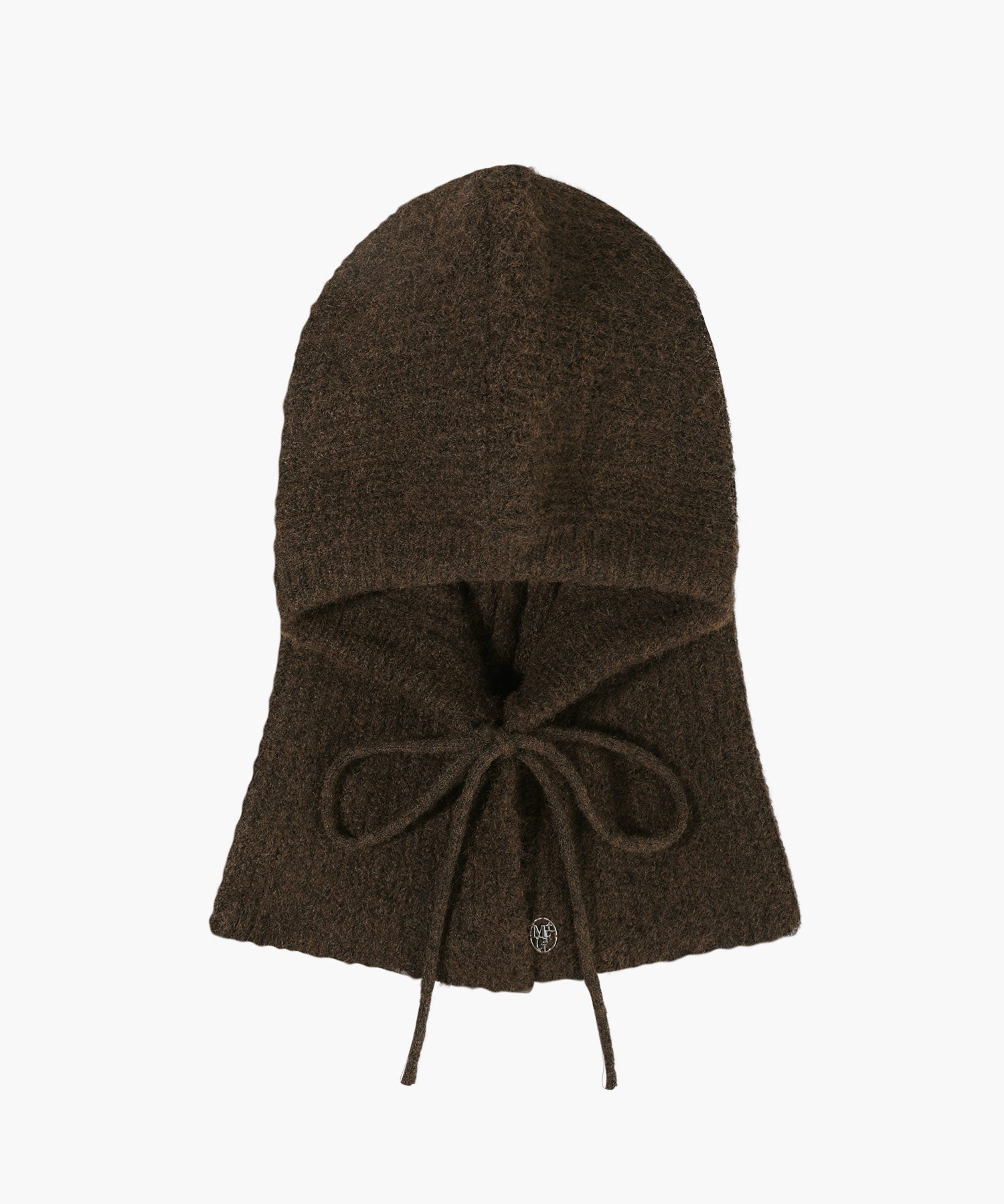 Marithe & Francois Girbaud - Circle Logo Balaclava (Dark Brown) product image 1 | TRAB K-Fashion Australia