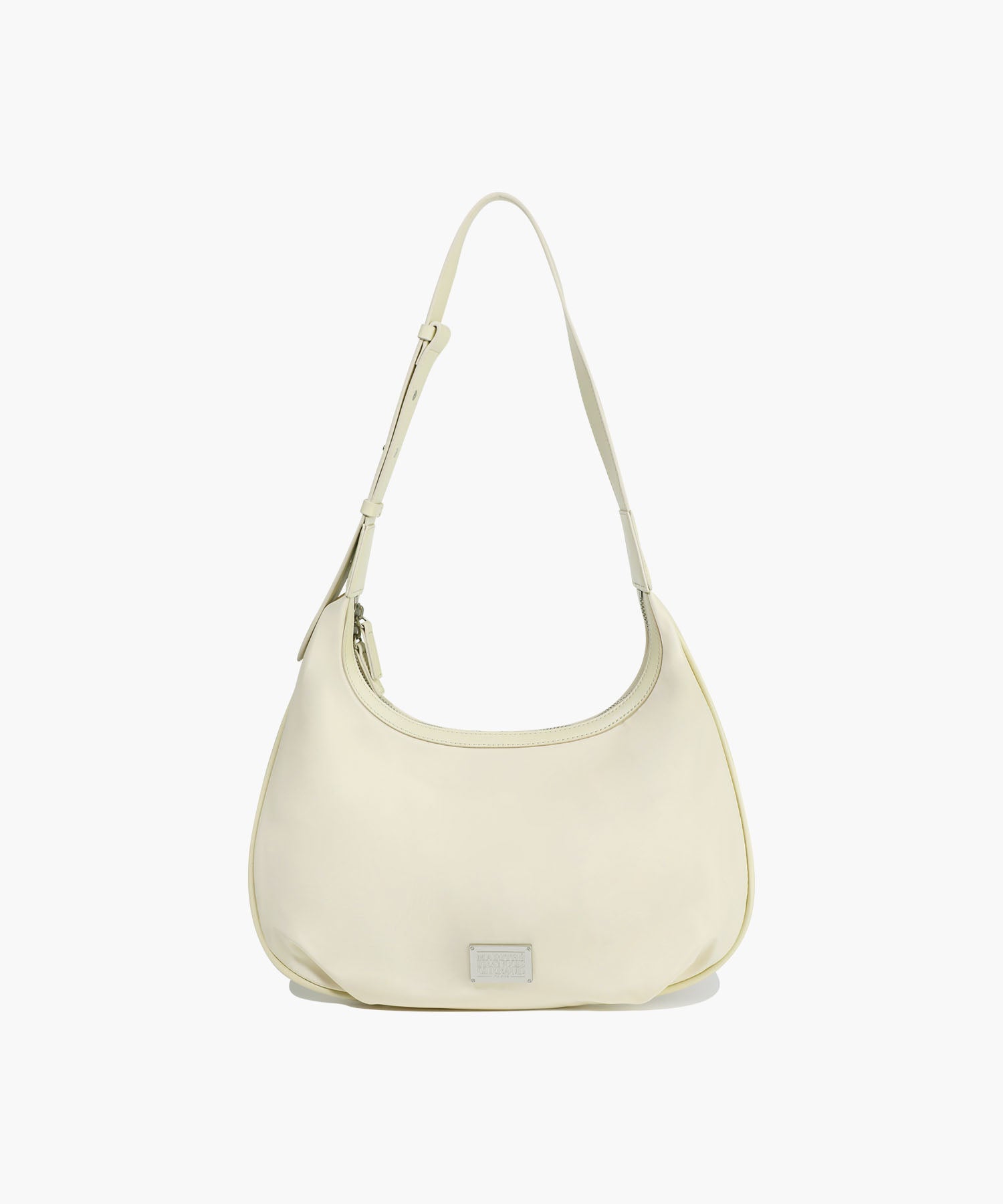 Marithe & Francois Girbaud - Classic Logo Round Shoulder Bag (Light Beige) product image 1 | TRAB K-Fashion Australia