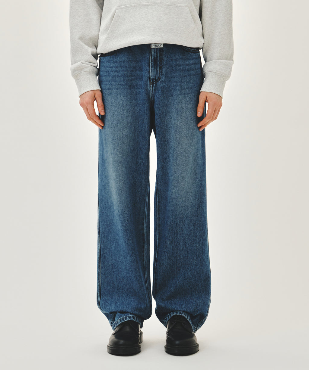 Marithe & Francois Girbaud - New M High Straight Denim Pants (Blue) product image 1 | TRAB K-Fashion Australia