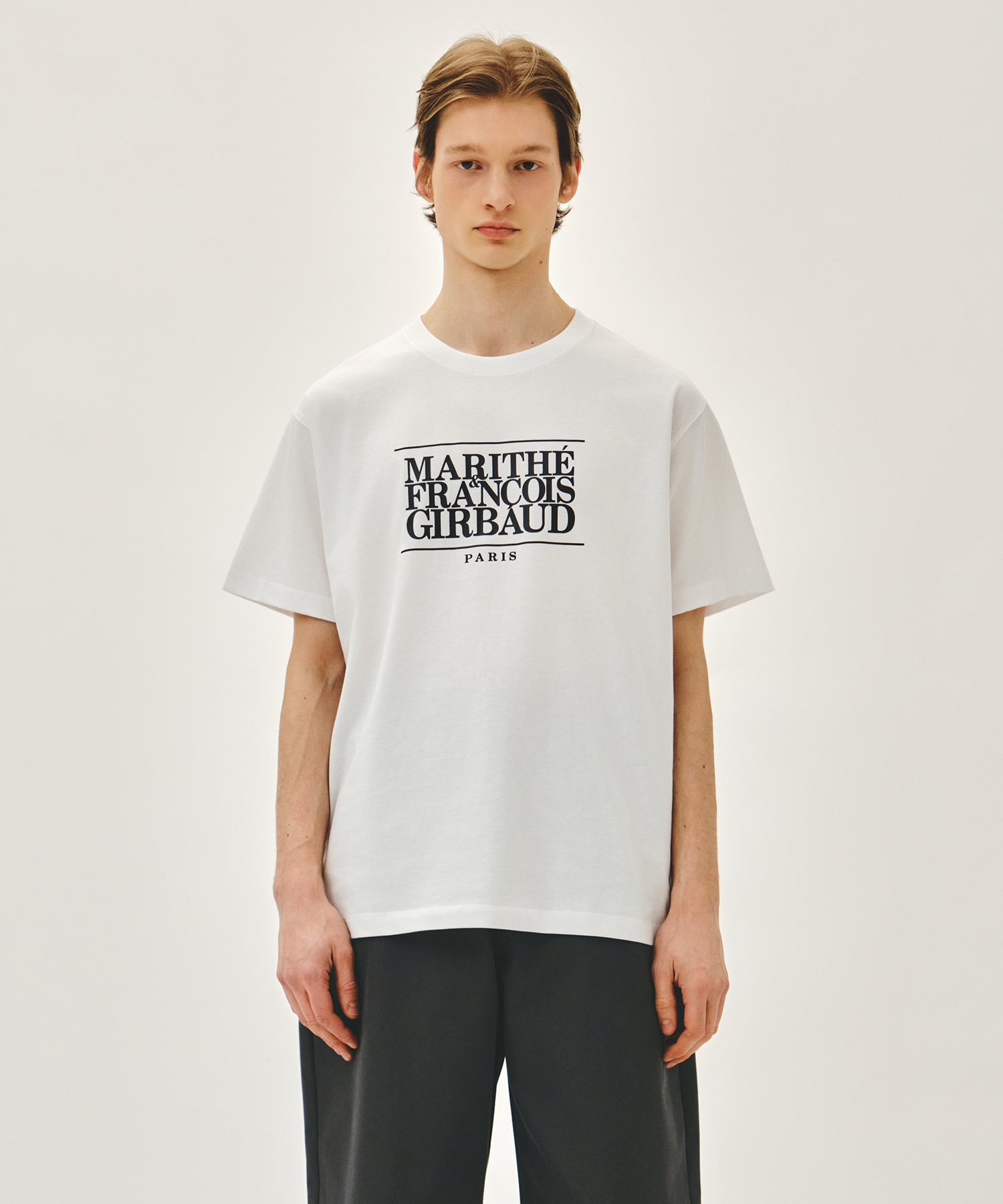 Marithe & Francois Girbaud - Classic Logo Tee (White) product image 1 | TRAB K-Fashion Australia