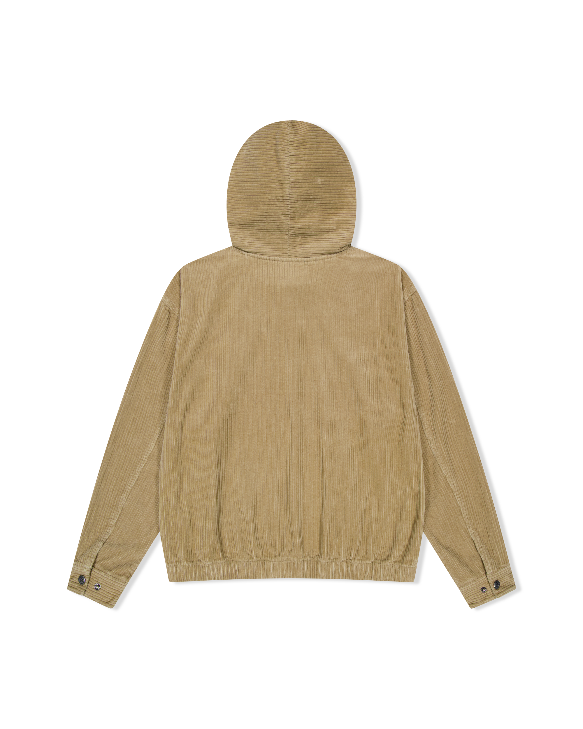yeseyesee - Corduroy Hooded Zip Jacket (Beige) product image 2 | TRAB K-Fashion Australia