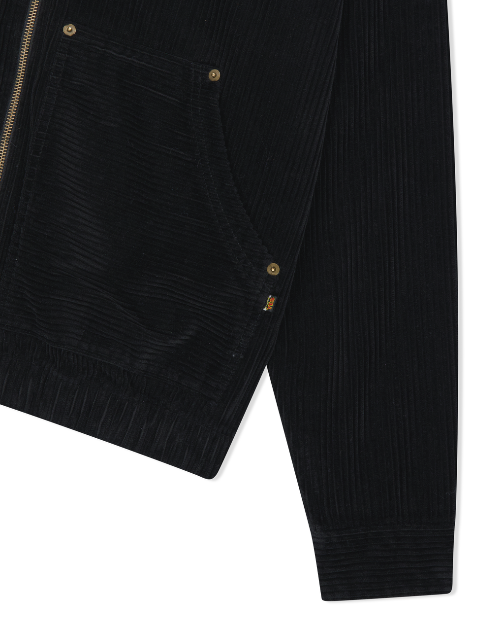 yeseyesee - Corduroy Hooded Zip Jacket (Black) product image 3 | TRAB K-Fashion Australia