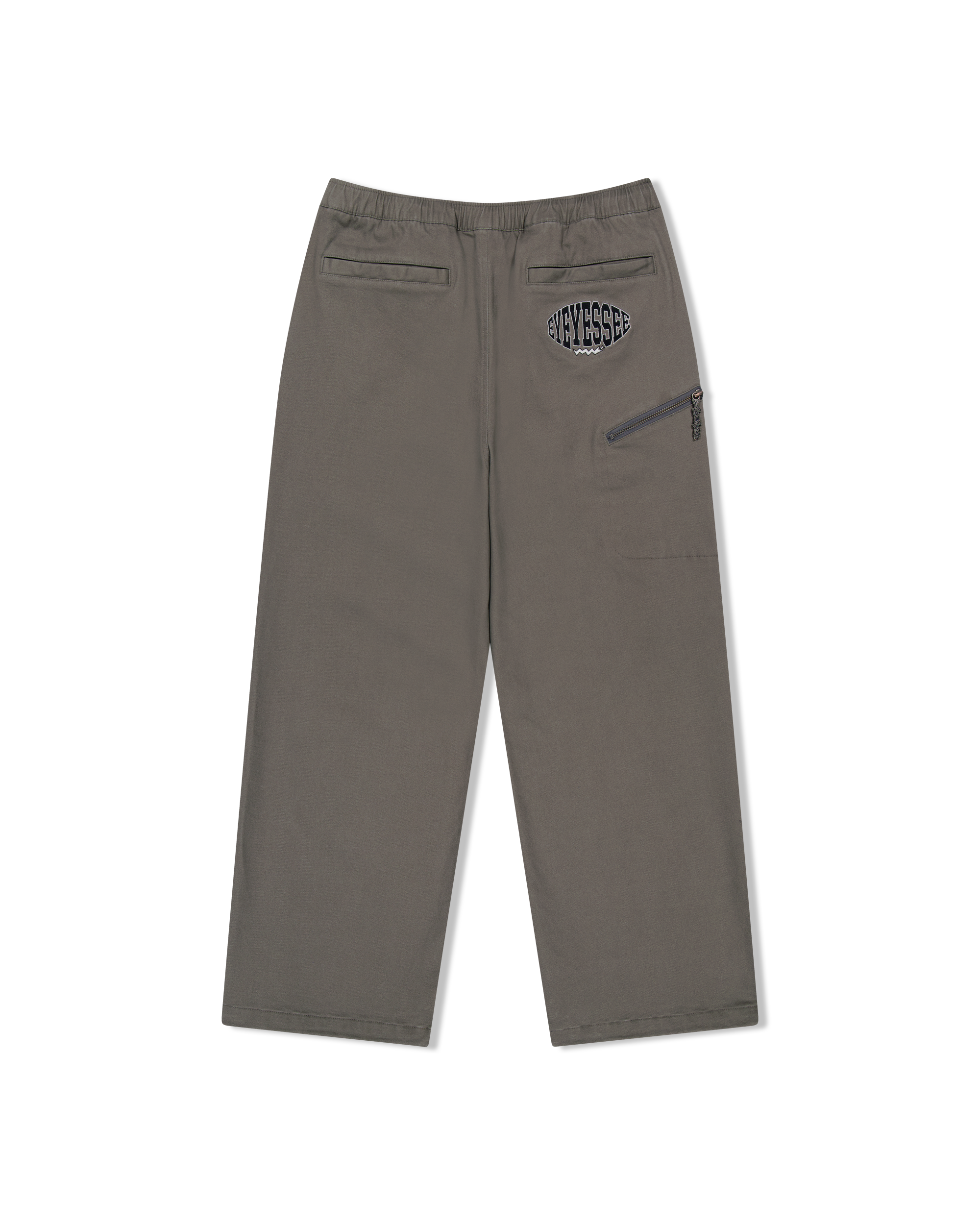 yeseyesee - Elastic Easy Cotton Pants (Charcoal) product image 2 | TRAB K-Fashion Australia