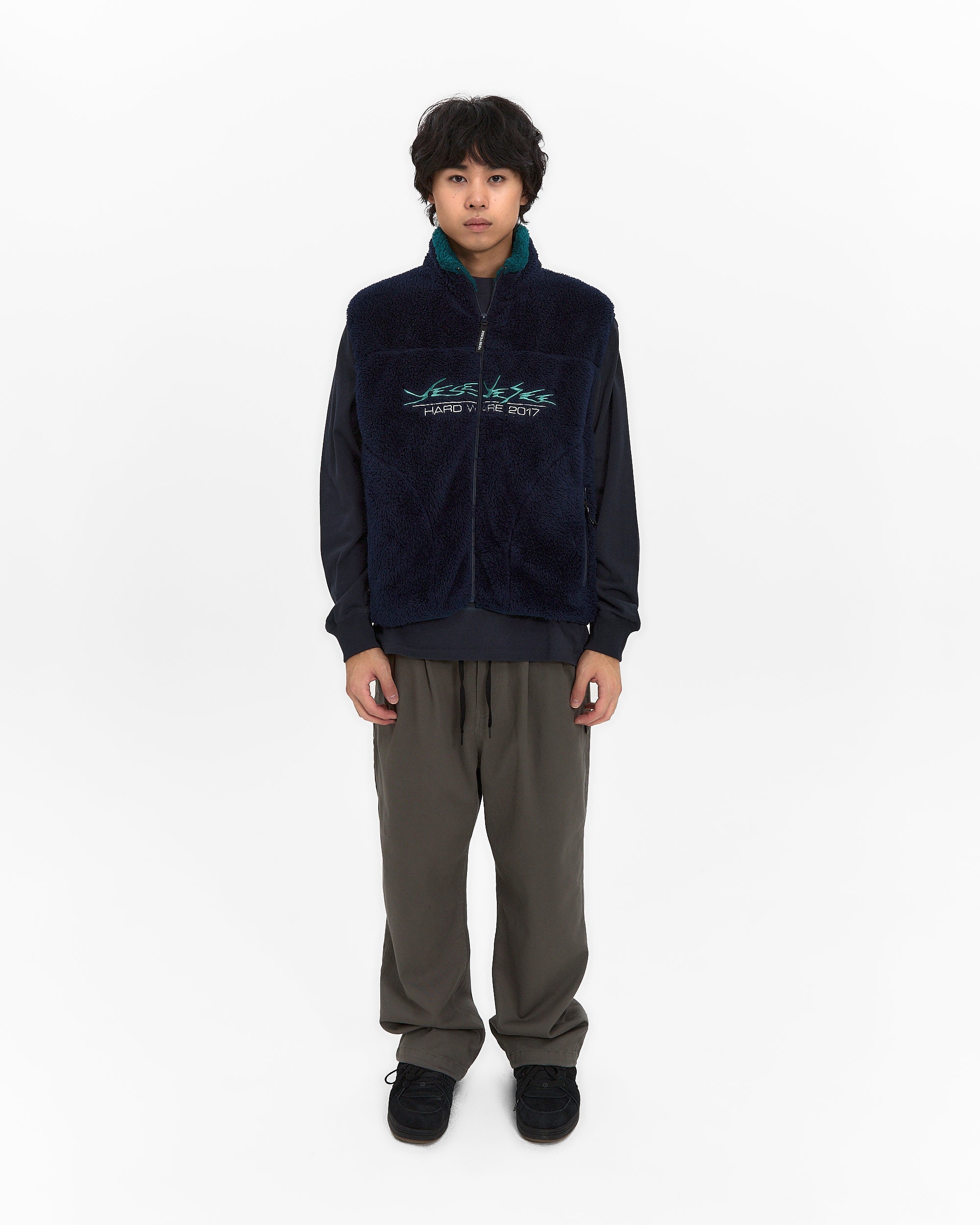 yeseyesee - Elastic Easy Cotton Pants (Charcoal) product image 7 | TRAB K-Fashion Australia