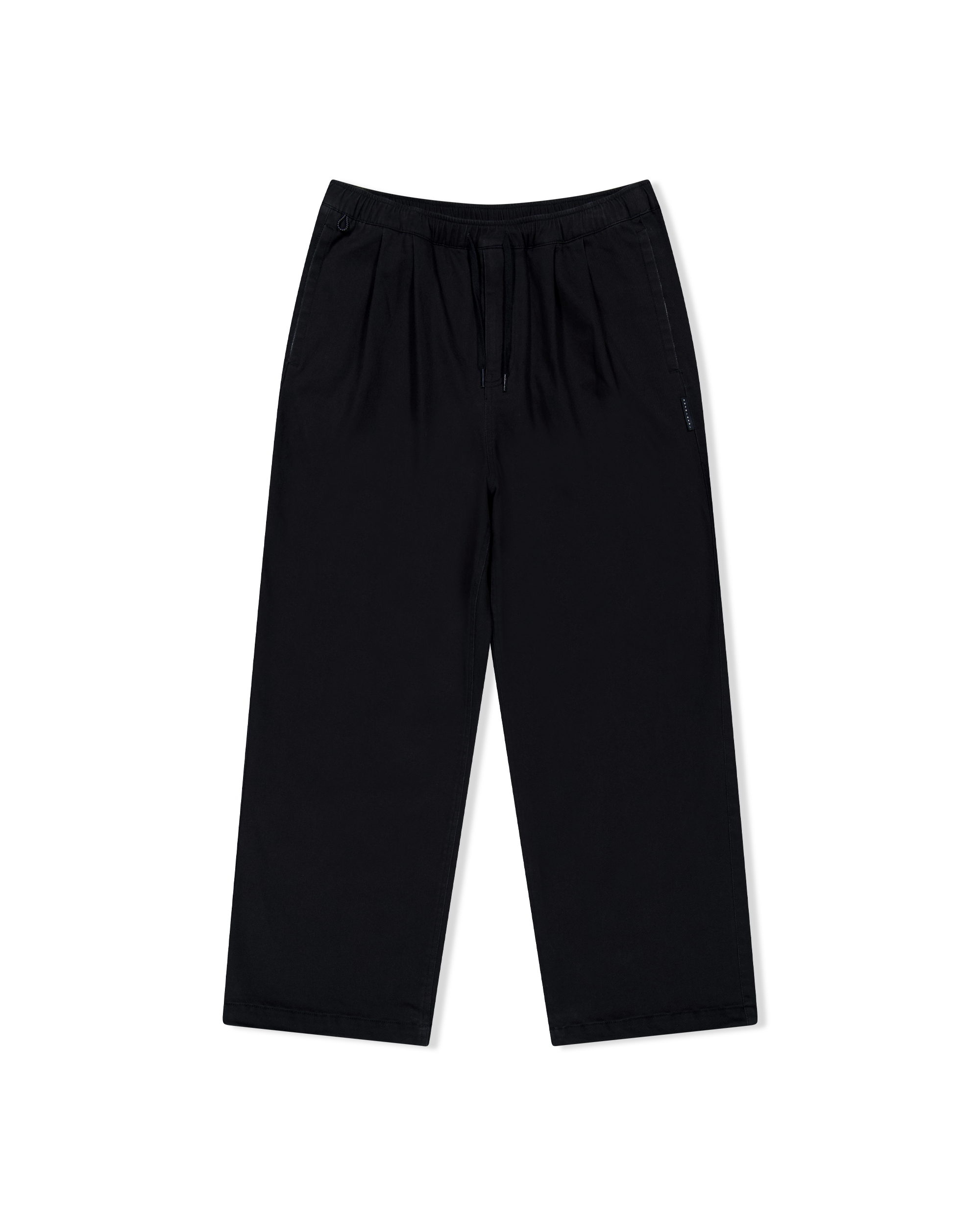 yeseyesee - Elastic Easy Cotton Pants (Black) product image 1 | TRAB K-Fashion Australia