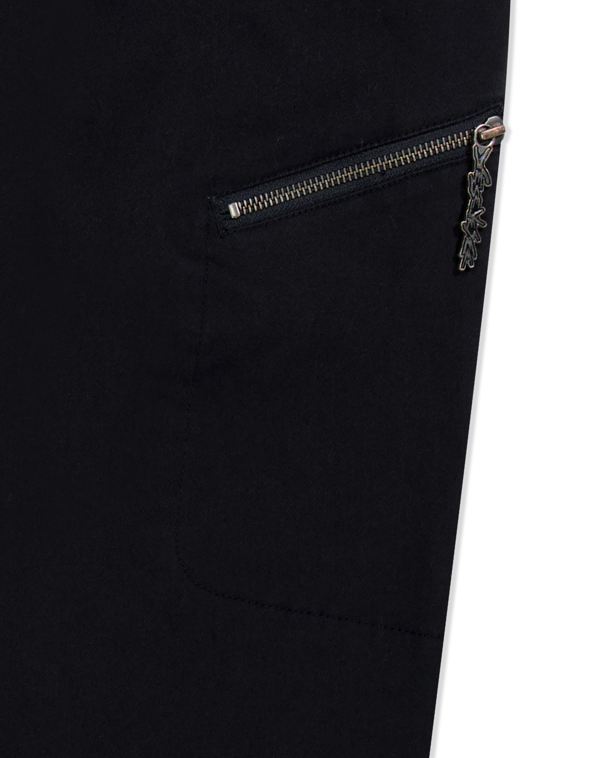 yeseyesee - Elastic Easy Cotton Pants (Black) product image 6 | TRAB K-Fashion Australia