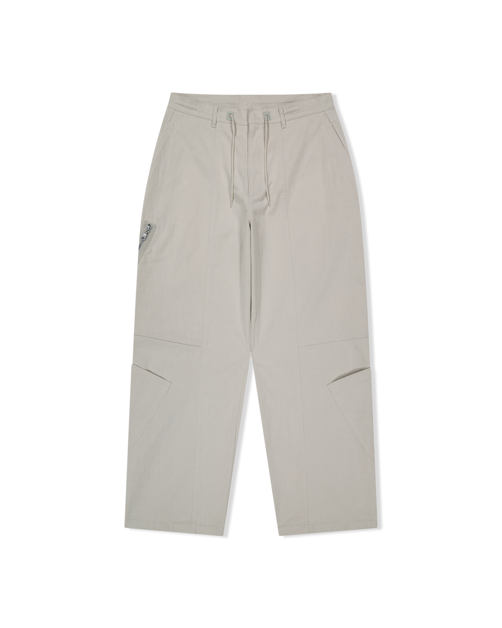 yeseyesee - Paneled Multi Pocket Pants (Light Grey) product image 1 | TRAB K-Fashion Australia