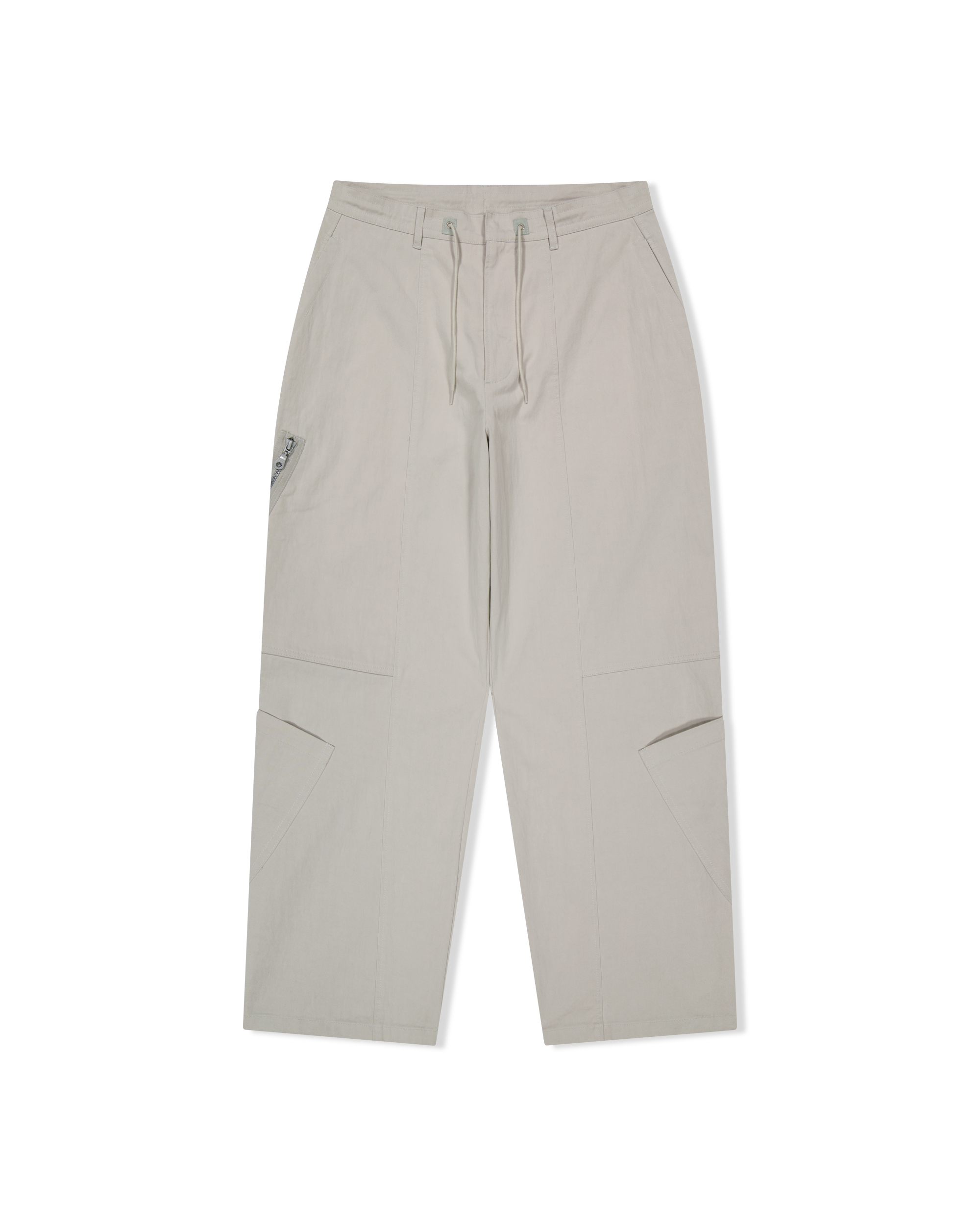 yeseyesee - Paneled Multi Pocket Pants (Light Grey) product image 1 | TRAB K-Fashion Australia