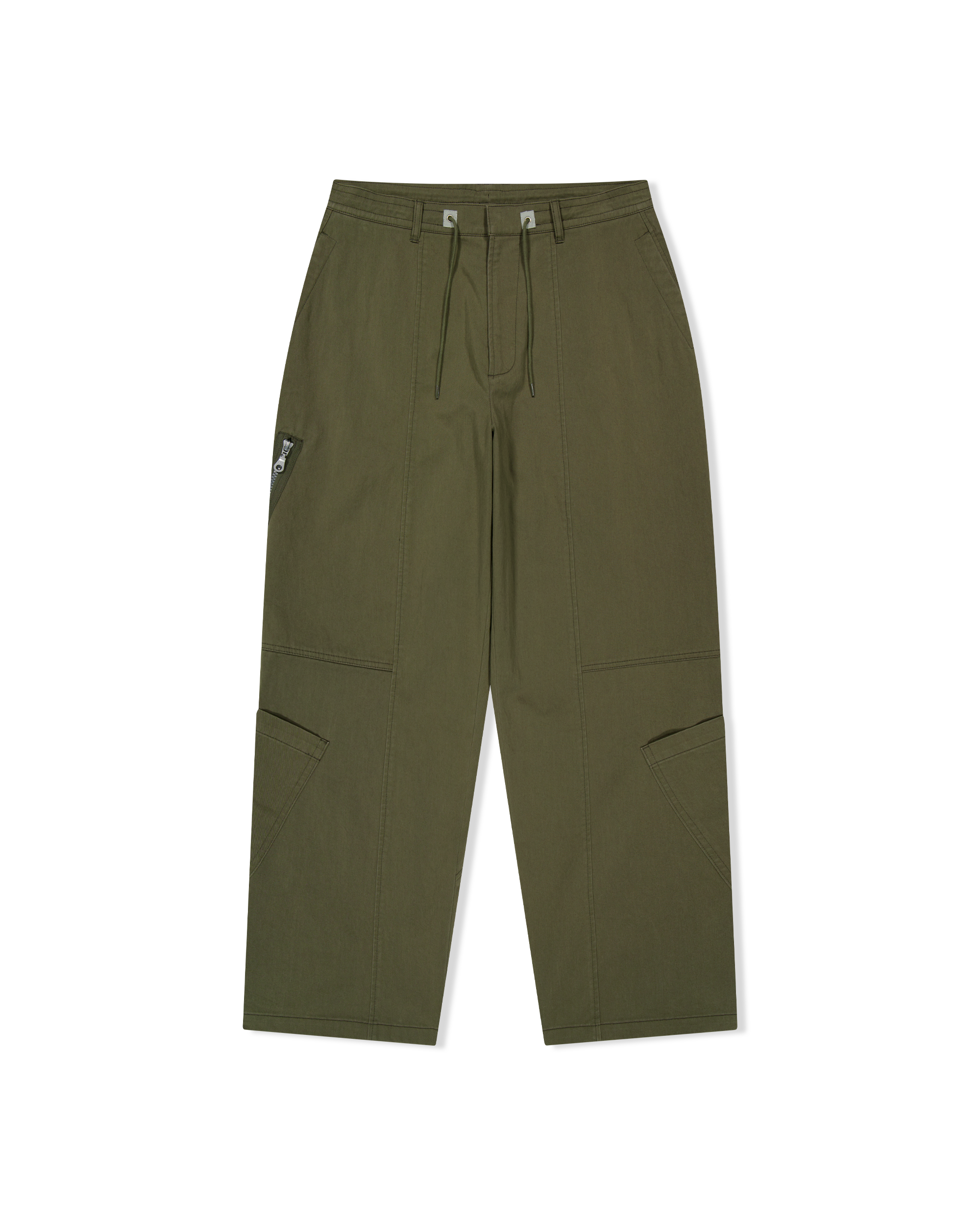 yeseyesee - Paneled Multi Pocket Pants (Olive) product image 1 | TRAB K-Fashion Australia