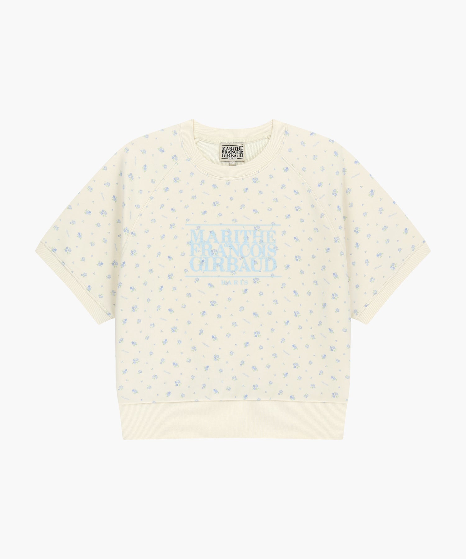 Marithe & Francois Girbaud - Vintage Classic Logo Half Sweatshirt (Flower) product image 1 | TRAB K-Fashion Australia