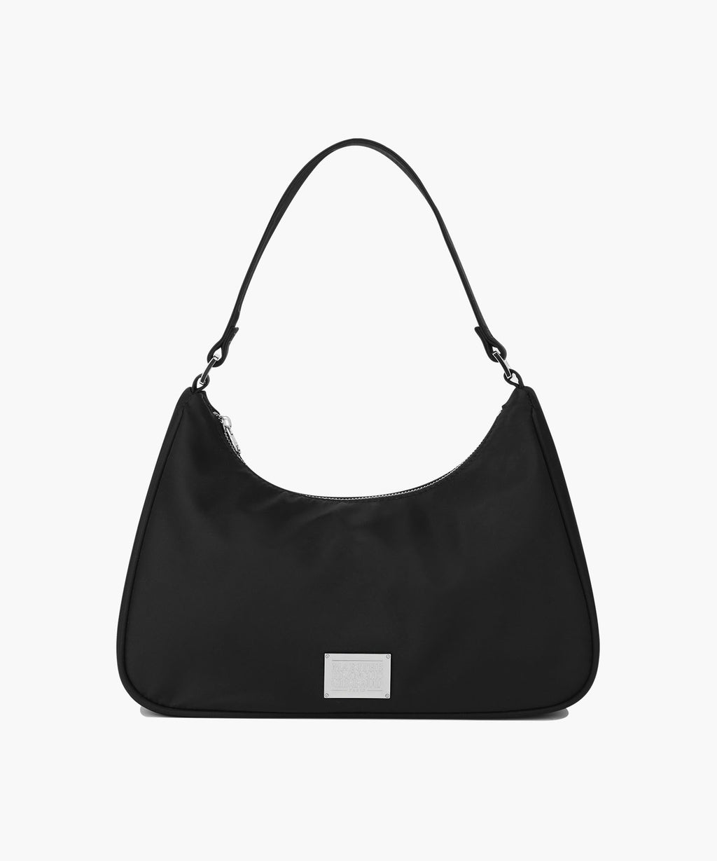 Marithe & Francois Girbaud - Classic Logo Hobo Bag (Black) product image 1 | TRAB K-Fashion Australia