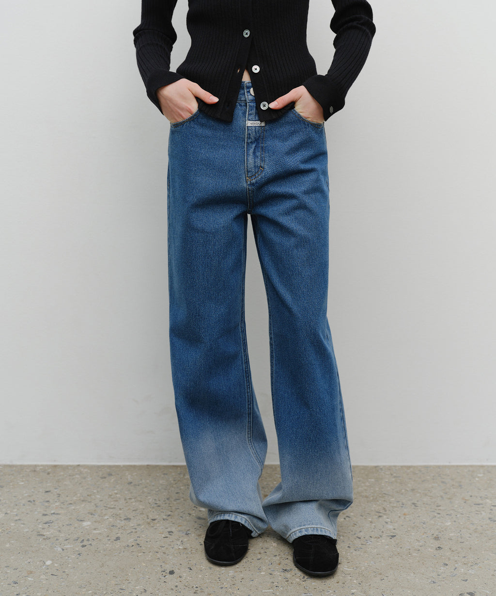 Marithe & Francois Girbaud - Gradation Denim Pants (Blue) product image 4 | TRAB K-Fashion Australia