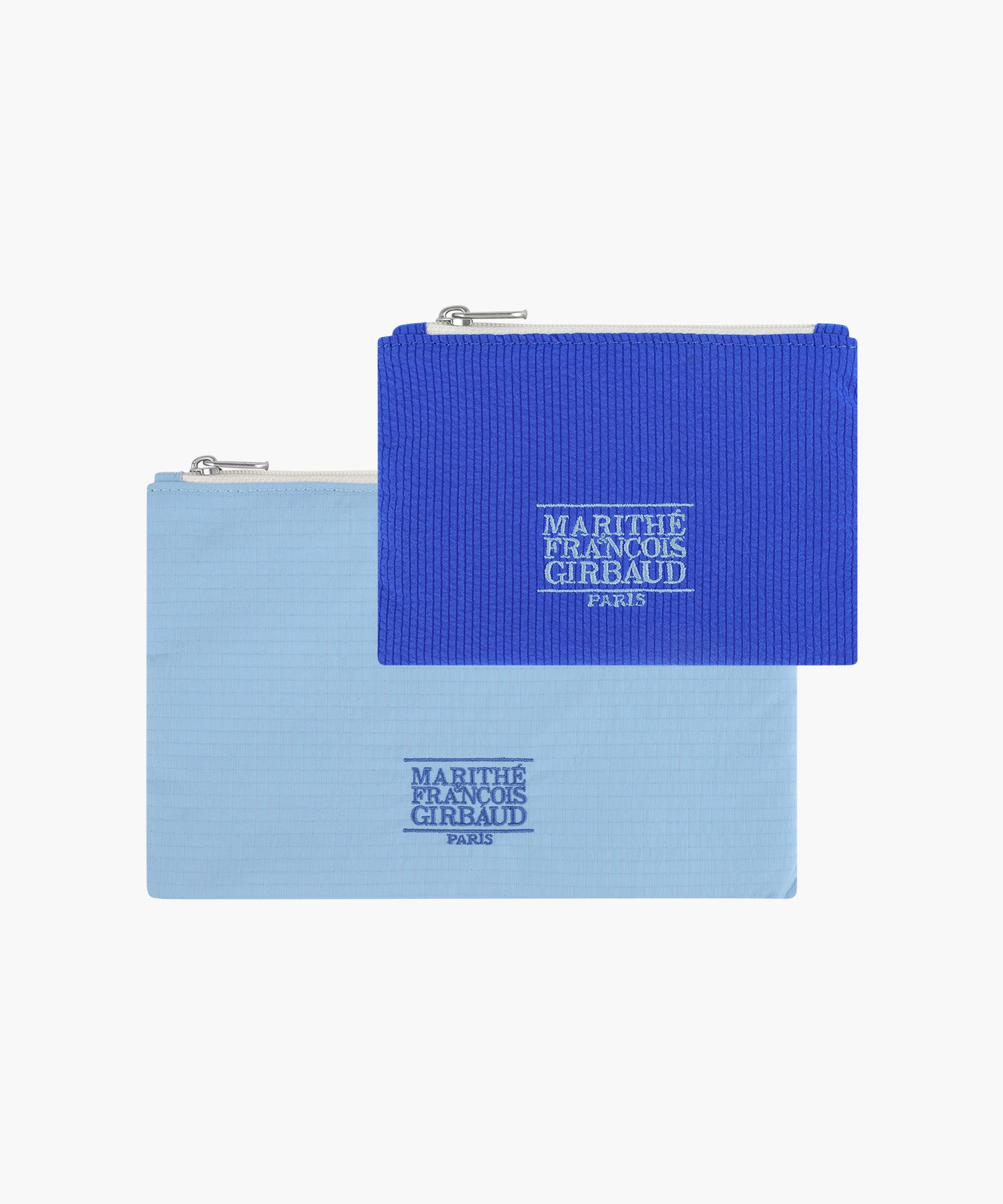 Marithe & Francois Girbaud - Classic Logo Pouch 2pack (Blue) product image 1 | TRAB K-Fashion Australia