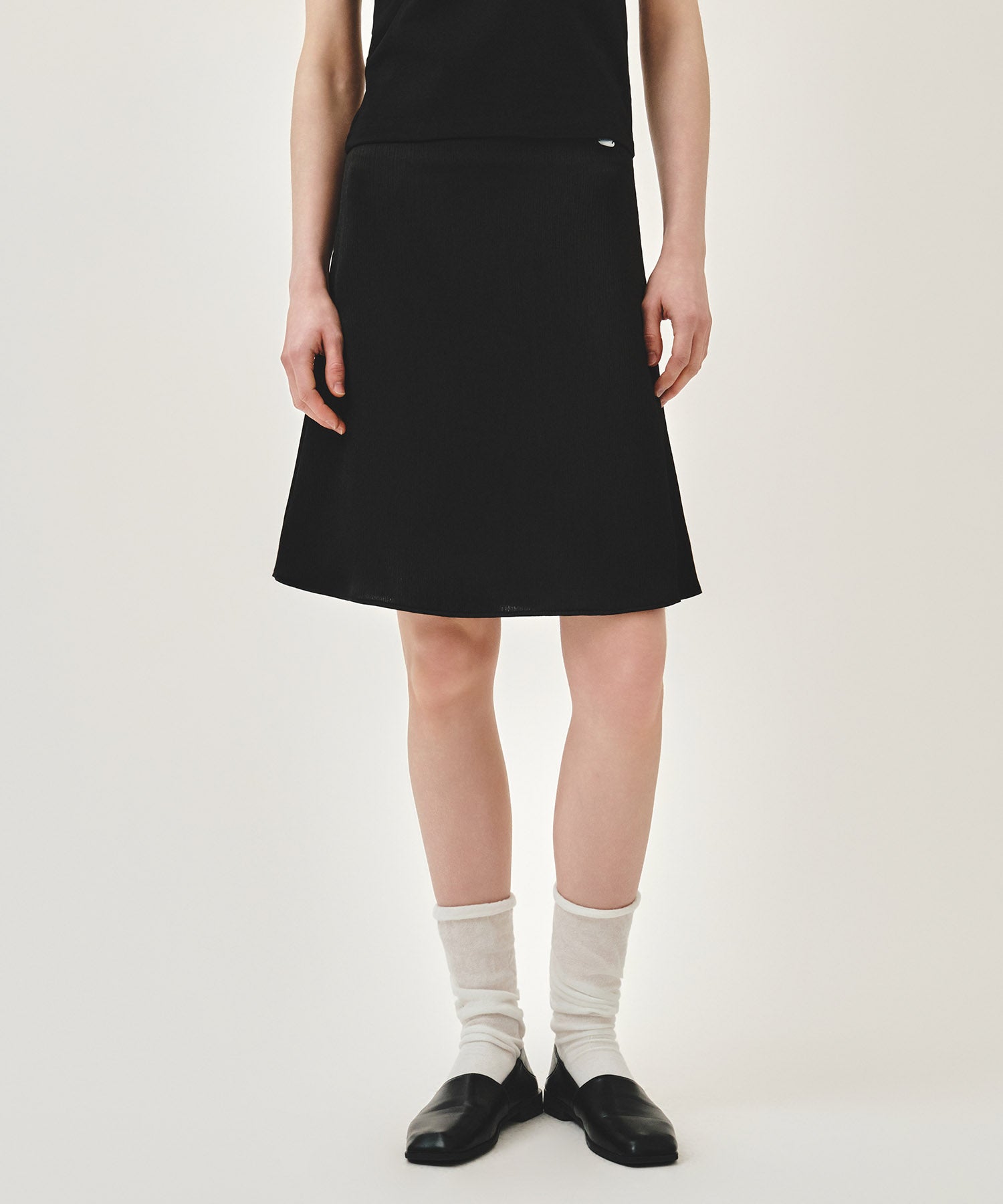Marithe & Francois Girbaud - Satin Skirt (Black) product image 1 | TRAB K-Fashion Australia