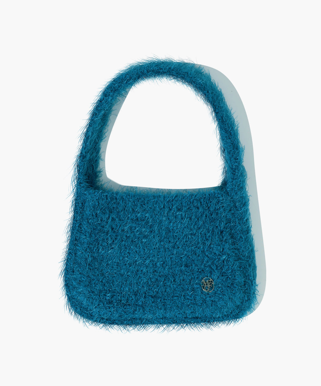 Marithe & Francois Girbaud - Circle Logo Mini Knit Bag (Teal) product image 1 | TRAB K-Fashion Australia