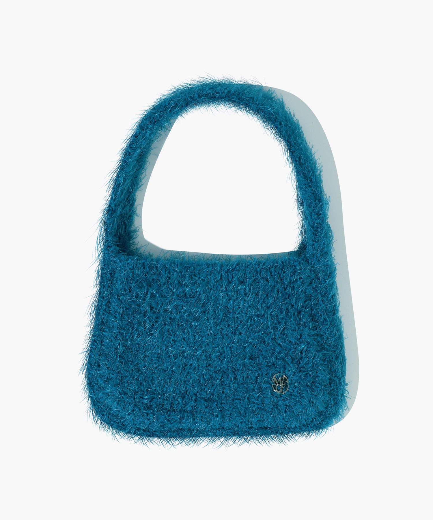 Marithe & Francois Girbaud - Circle Logo Mini Knit Bag (Teal) product image 1 | TRAB K-Fashion Australia