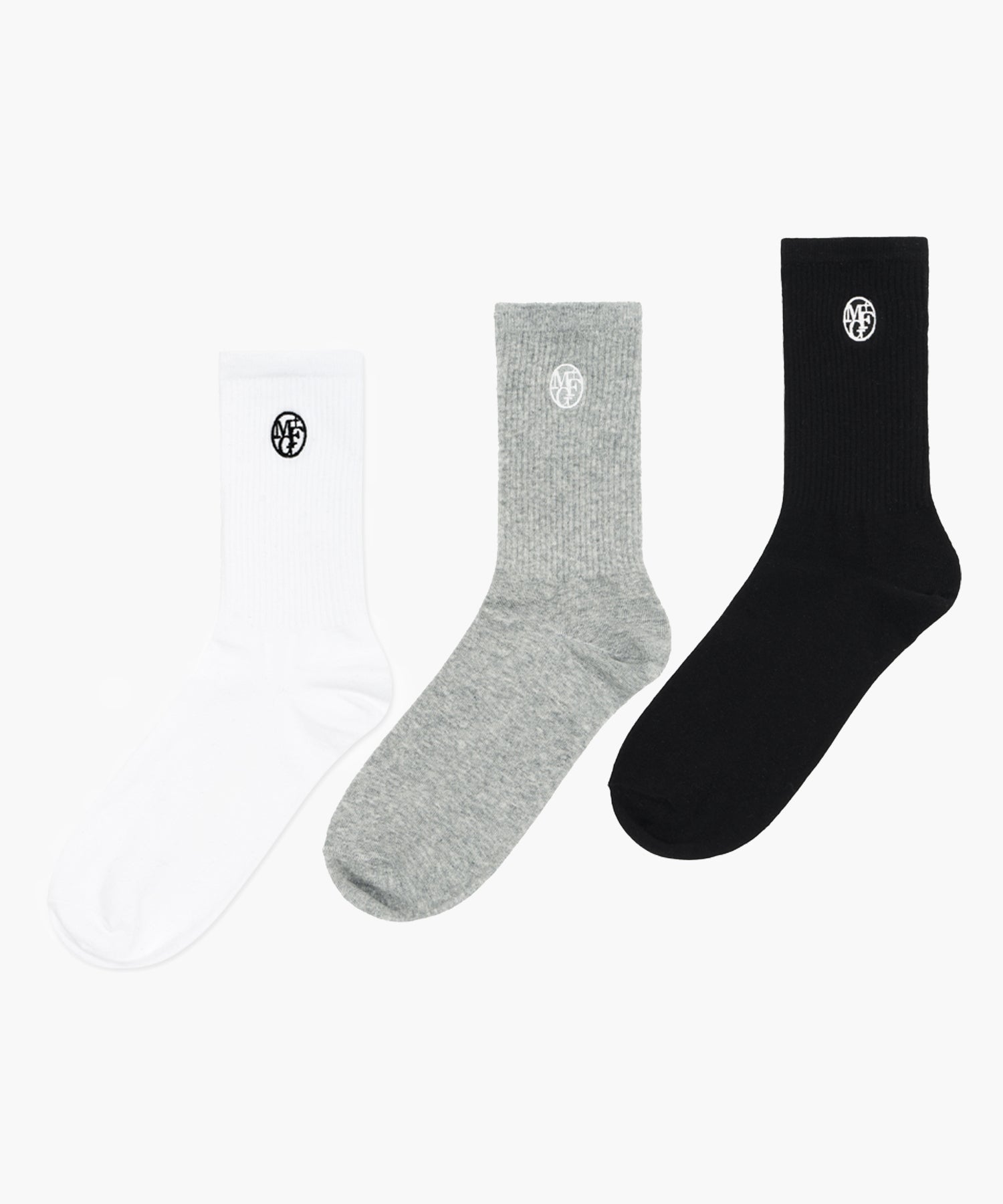 Marithe & Francois Girbaud - 3pack Embroidery Socks (Multi) product image 1 | TRAB K-Fashion Australia
