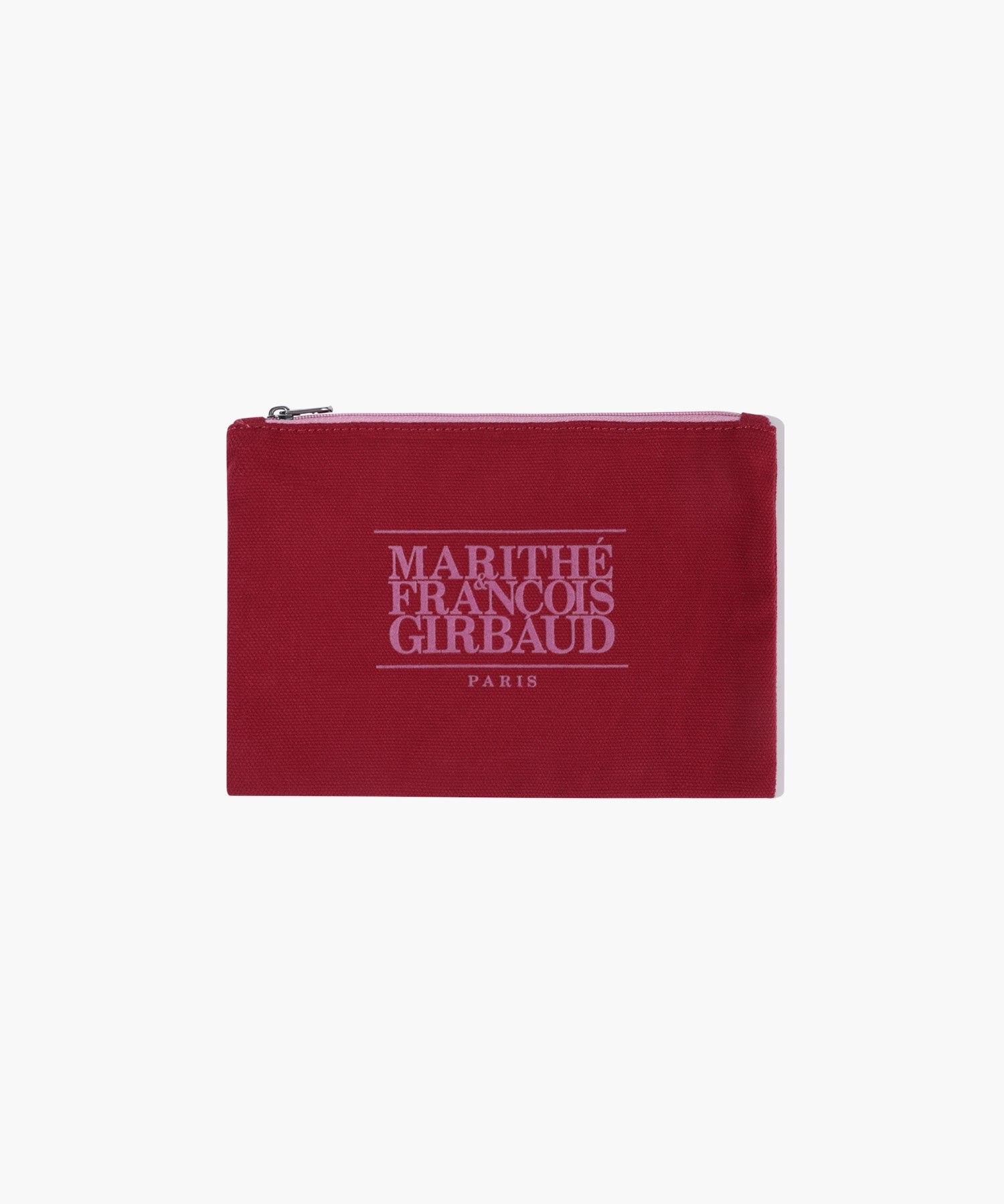 Marithe & Francois Girbaud - Classic Logo Color Cotton Pouch (Red) product image 1 | TRAB K-Fashion Australia