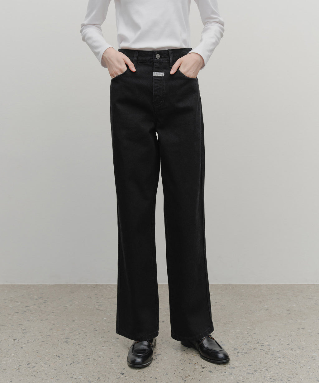 Marithe & Francois Girbaud - High Straight Denim Pants (Black) product image 1 | TRAB K-Fashion Australia