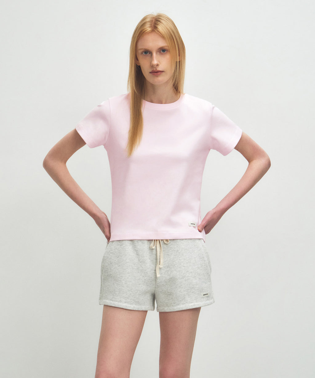 Marithe & Francois Girbaud - Basic Tee (Light Pink) product image 1 | TRAB K-Fashion Australia