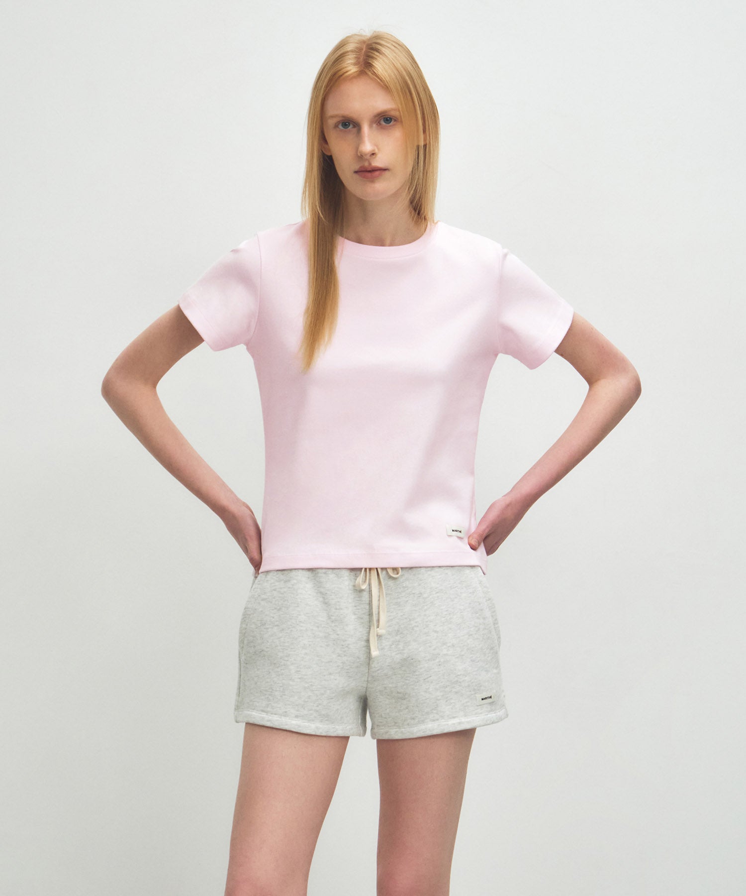 Marithe & Francois Girbaud - Basic Tee (Light Pink) product image 1 | TRAB K-Fashion Australia