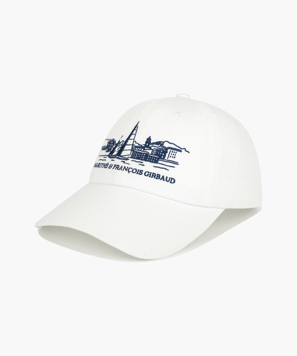 Marithe & Francois Girbaud - Sailing Graphic Covered Cap (Off White) product image 1 | TRAB K-Fashion Australia