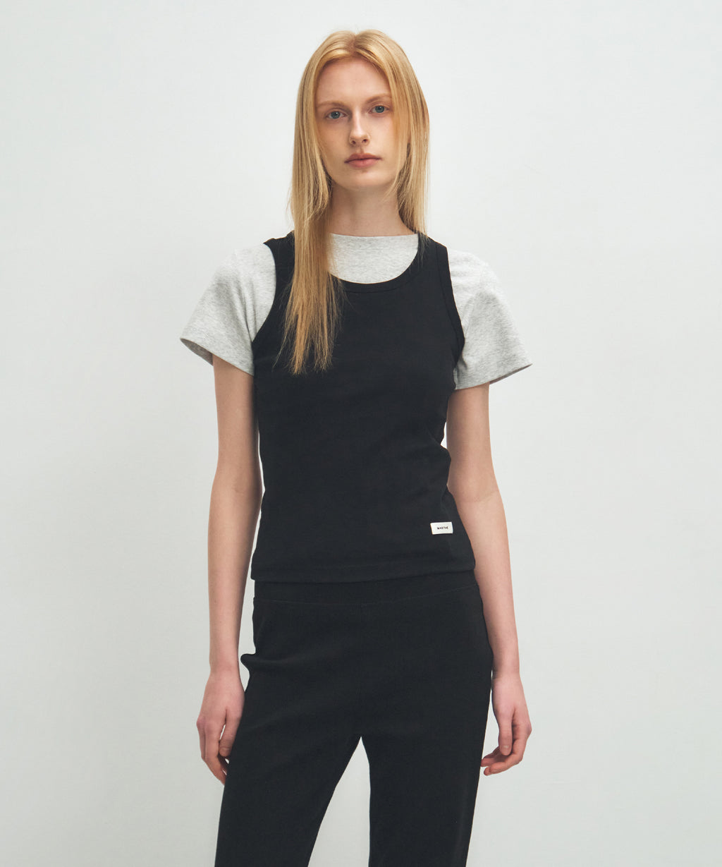 Marithe & Francois Girbaud - Basic Sleeveless (Black) product image 1 | TRAB K-Fashion Australia