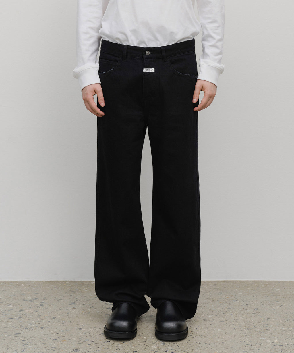 Marithe & Francois Girbaud - High Straight Denim Pants (Black) product image 1 | TRAB K-Fashion Australia