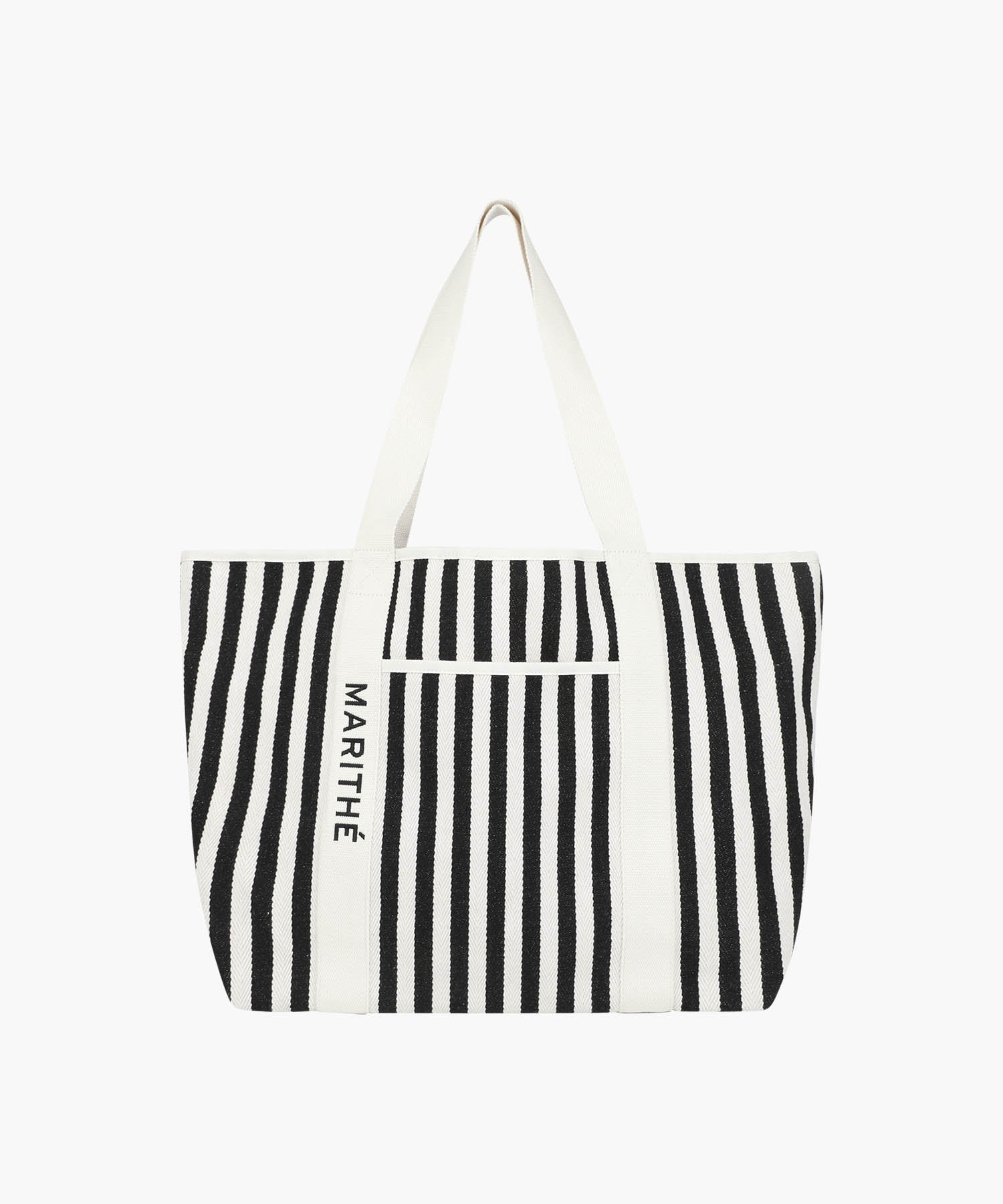 Marithe & Francois Girbaud - Regular Logo Big Cotton Bag (Stripe) product image 1 | TRAB K-Fashion Australia