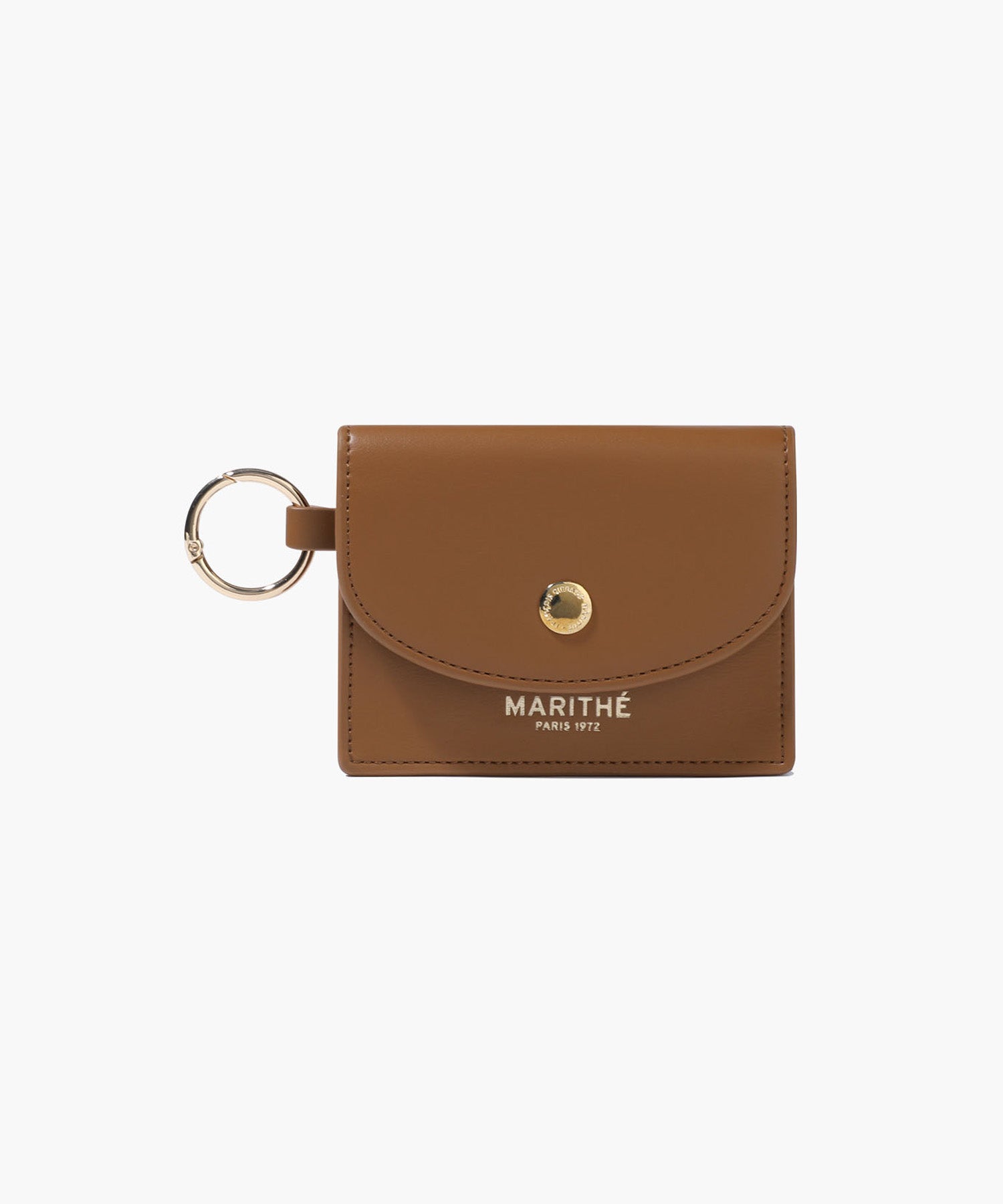 Marithe & Francois Girbaud - Regular Logo Keyring Wallet (Camel) product image 1 | TRAB K-Fashion Australia
