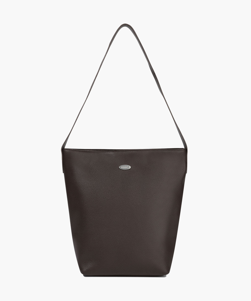 Marithe & Francois Girbaud - Regular Logo Bucket Bag (Brown) product image 1 | TRAB K-Fashion Australia
