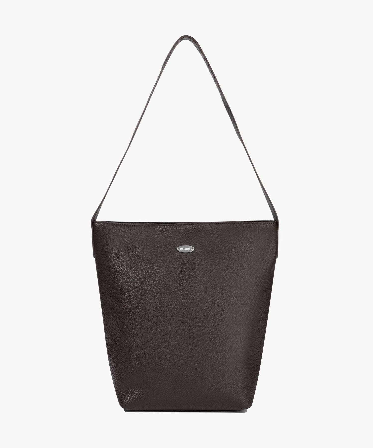Marithe & Francois Girbaud - Regular Logo Bucket Bag (Brown) product image 1 | TRAB K-Fashion Australia