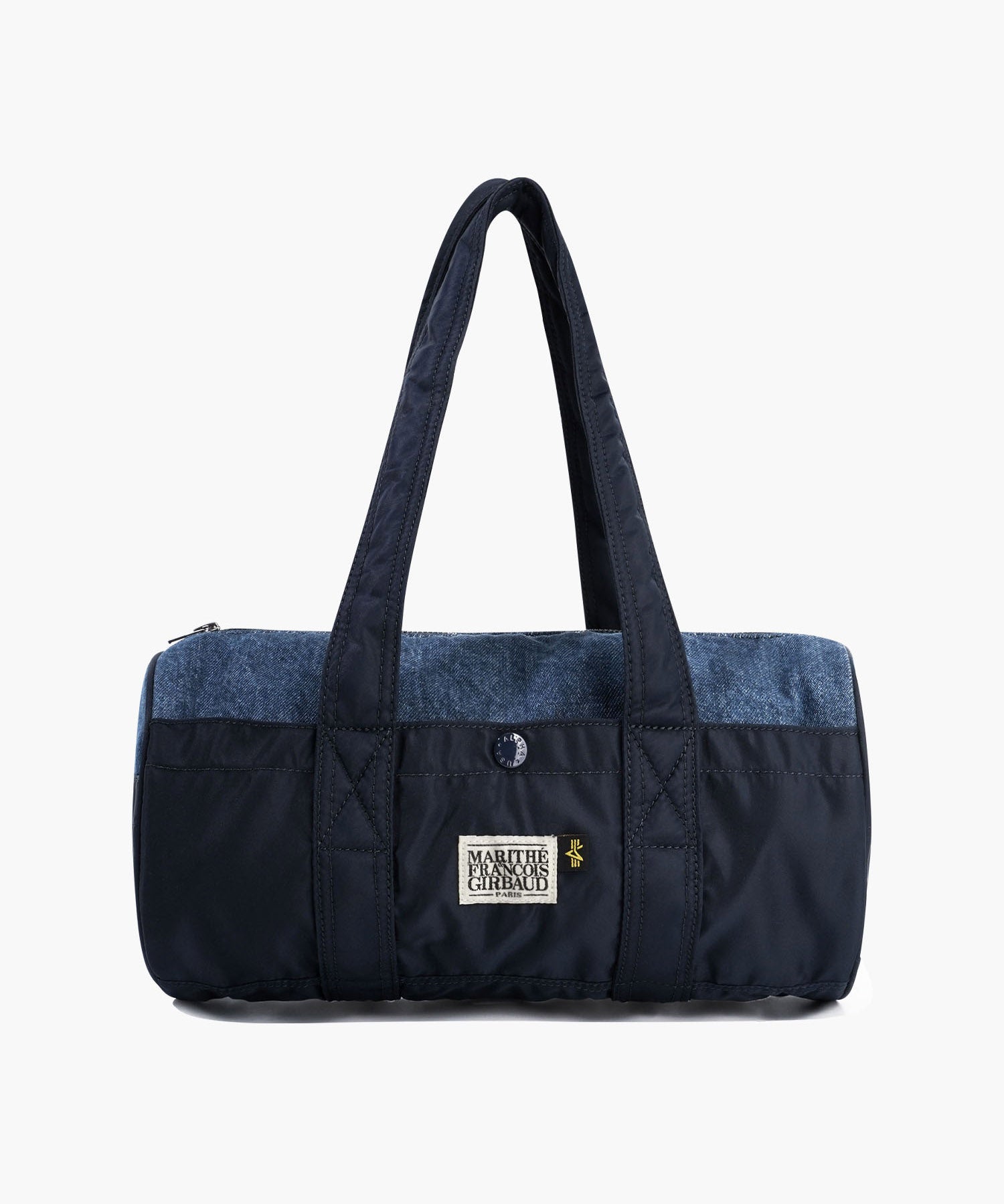 Marithe & Francois Girbaud - Marithe X Alpha Industries Classic Logo Nylon Duffle Bag (Navy) product image 1 | TRAB K-Fashion Australia
