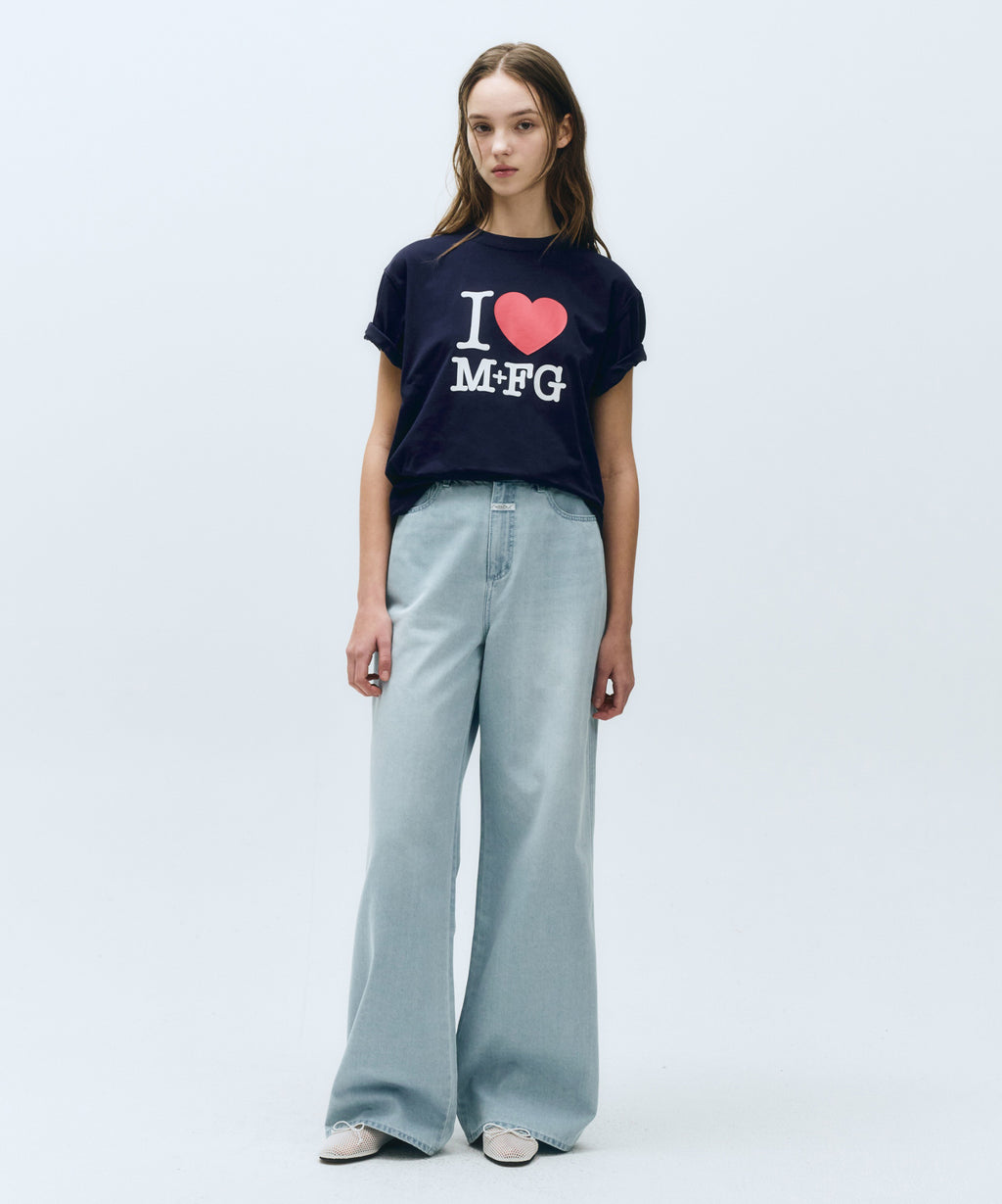 Marithe & Francois Girbaud - I Love Mfg Tee (Navy) product image 5 | TRAB K-Fashion Australia