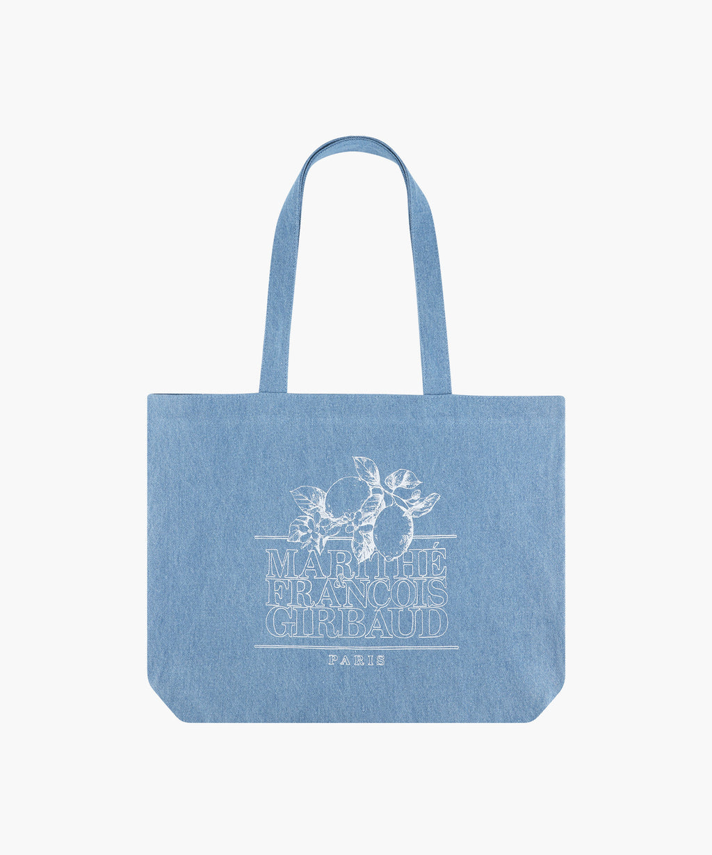 Marithe & Francois Girbaud - Lemon Classic Logo Eco Bag (Blue) product image 1 | TRAB K-Fashion Australia