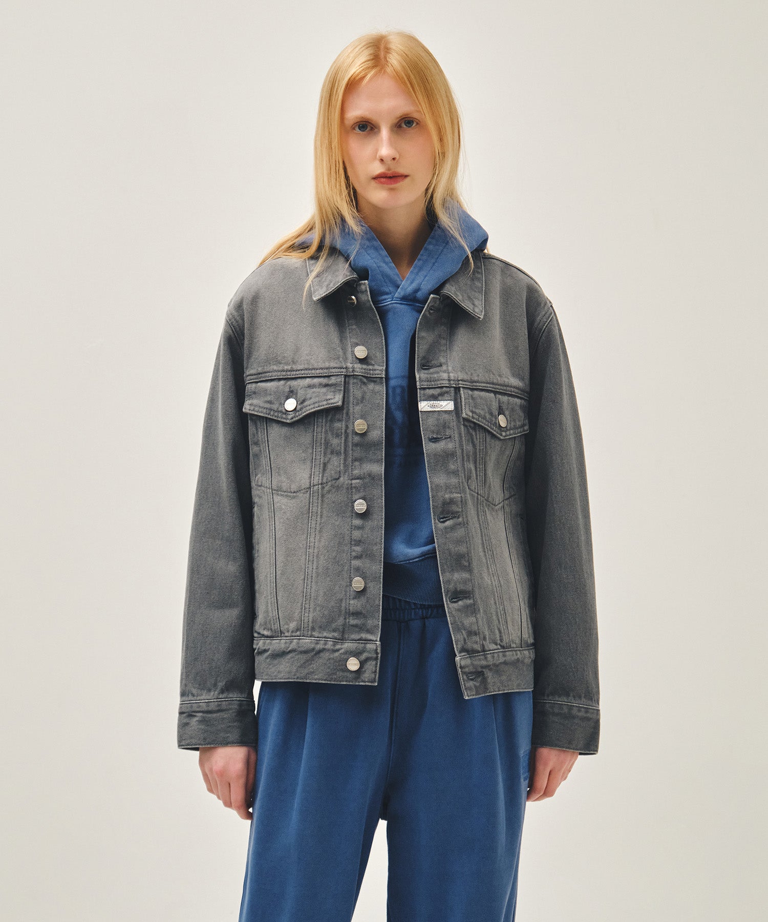 Marithe & Francois Girbaud - Denim Trucker Jacket (Gray) product image 1 | TRAB K-Fashion Australia