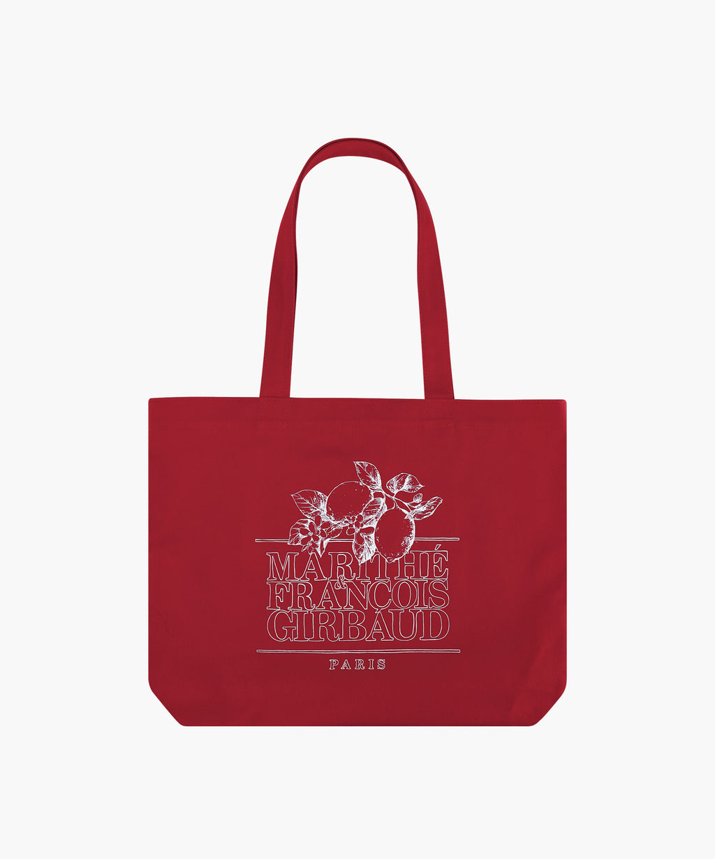 Marithe & Francois Girbaud - Lemon Classic Logo Eco Bag (Red) product image 1 | TRAB K-Fashion Australia