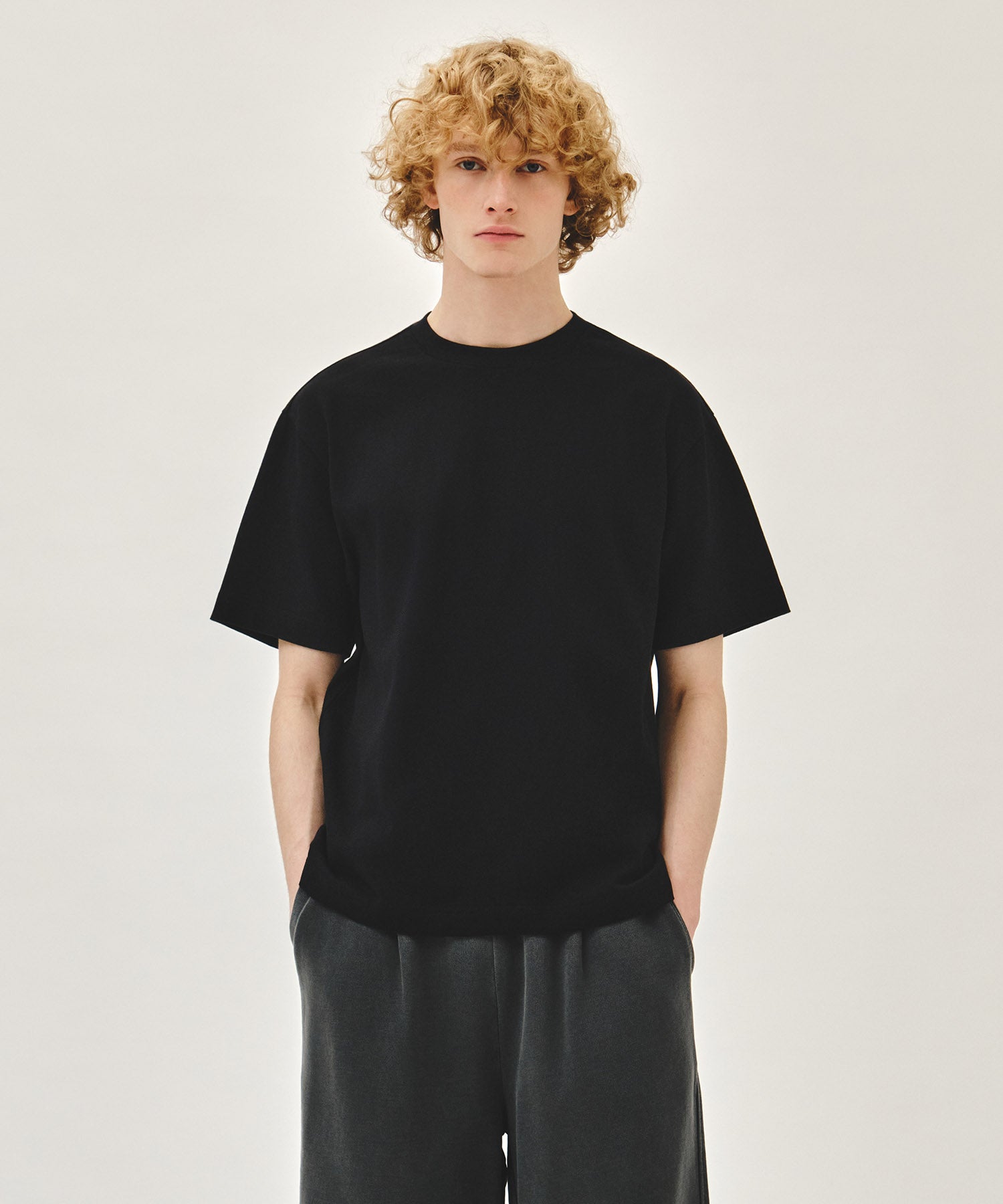 Marithe & Francois Girbaud - Embo Small Regular Logo Tee (Black) product image 1 | TRAB K-Fashion Australia