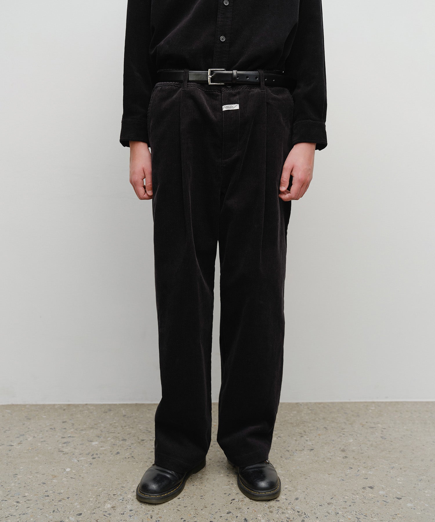 Marithe & Francois Girbaud - Corduroy Pants (Black) product image 4 | TRAB K-Fashion Australia