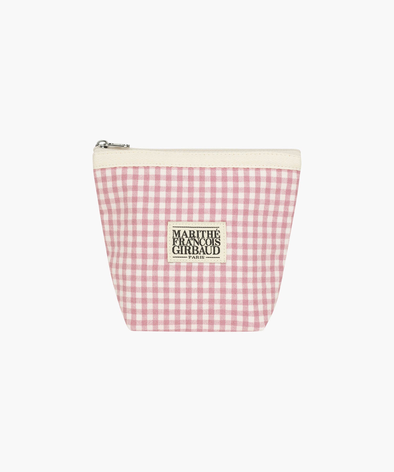 Marithe & Francois Girbaud - Classic Logo Check Pouch (Pink) product image 1 | TRAB K-Fashion Australia