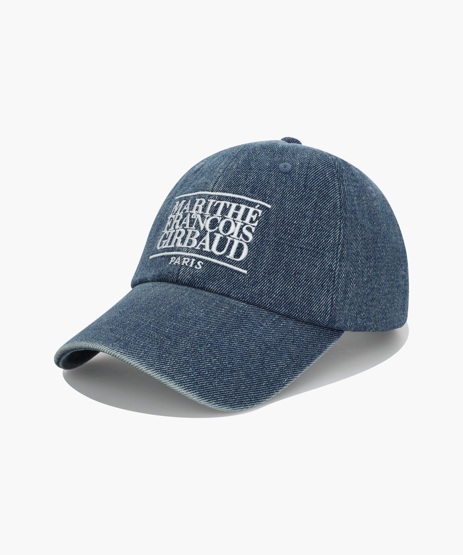 Marithe & Francois Girbaud - Denim Washing Classic Logo Covered Cap (Blue) product image 1 | TRAB K-Fashion Australia