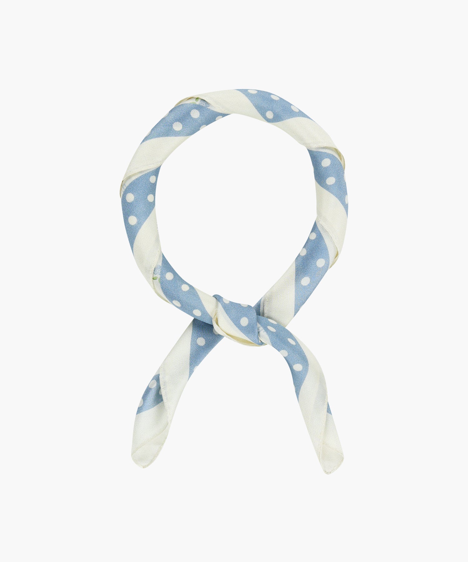 Marithe & Francois Girbaud - Summer Pattern Silk Scarf (Ivory) product image 3 | TRAB K-Fashion Australia